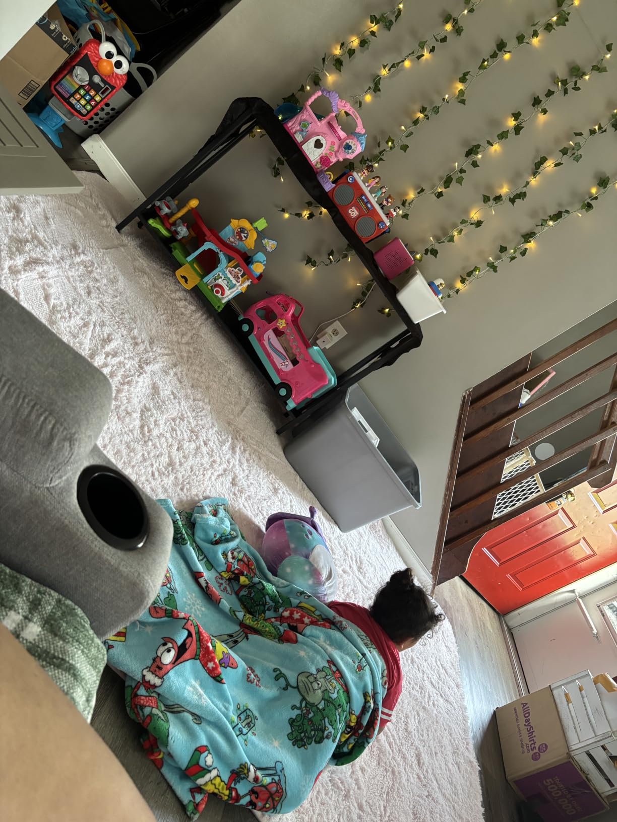Ophanie Area Rugs for Living Room Bedroom, Washable Non-Slip Fluffy Soft Grey Shag Carpet, Indoor Floor Gray 4x6 Fuzzy Shaggy Living Room Plush Rug for Kids Home Dorm Decor Aesthetic customer photo 1