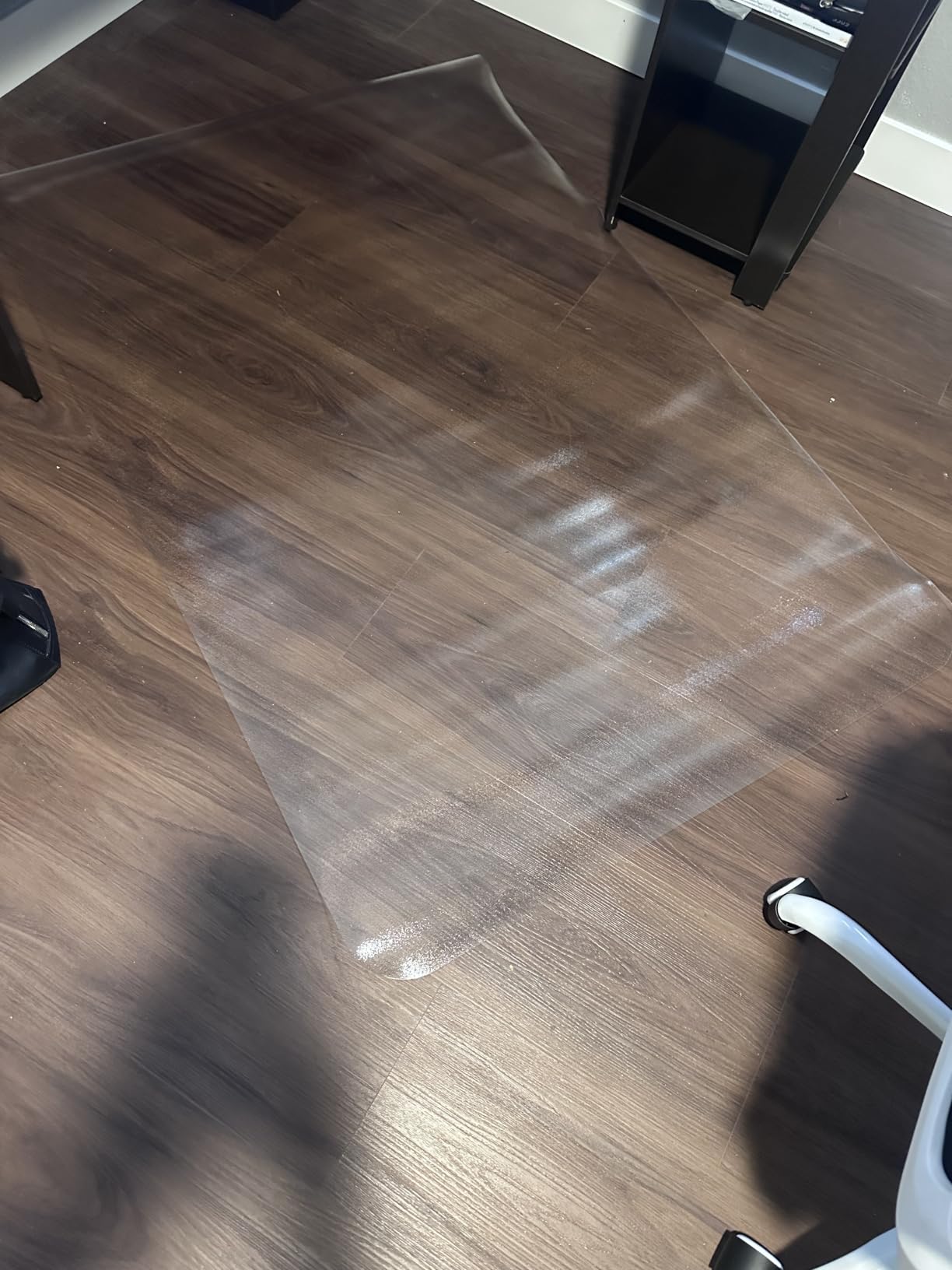 Kuyal Clear Chair mat for Hardwood Floor, 36 x 48 inches customer photo 1