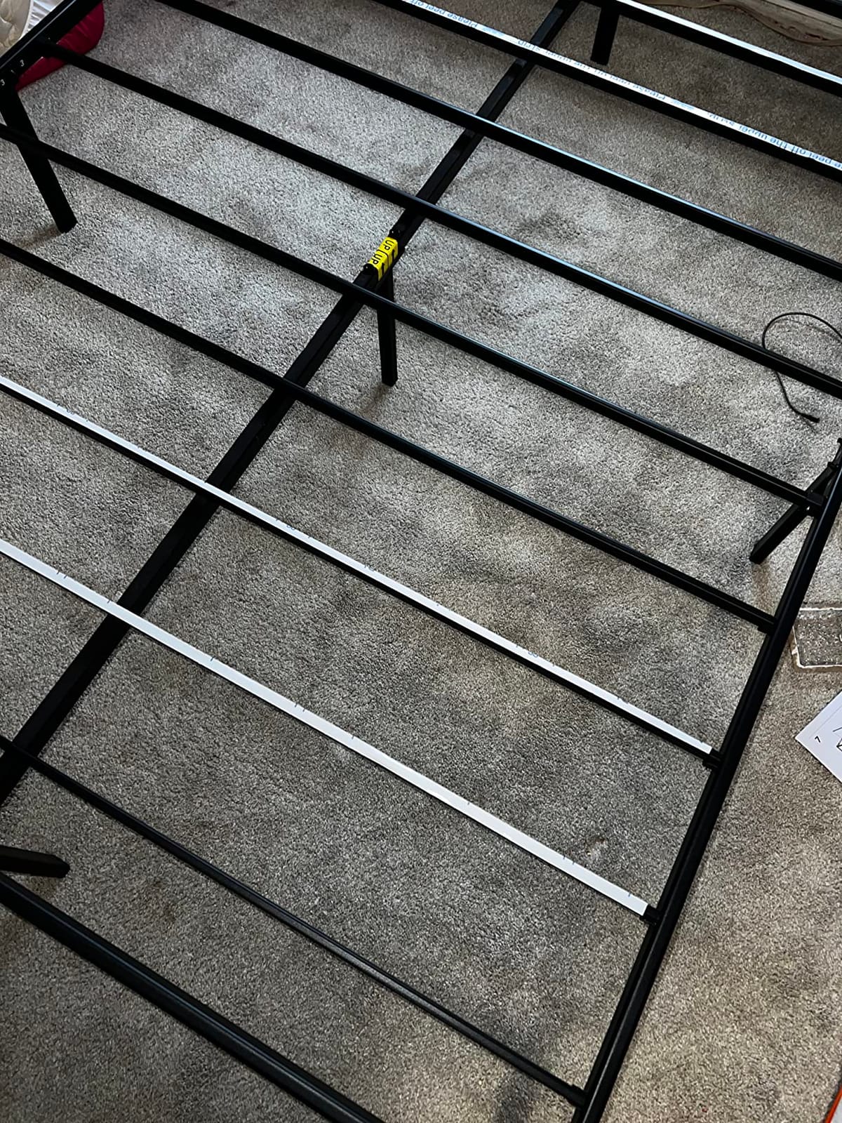 Best Price Mattress King Size Black Metal Bed Frame with 18 Inch Style customer photo 1