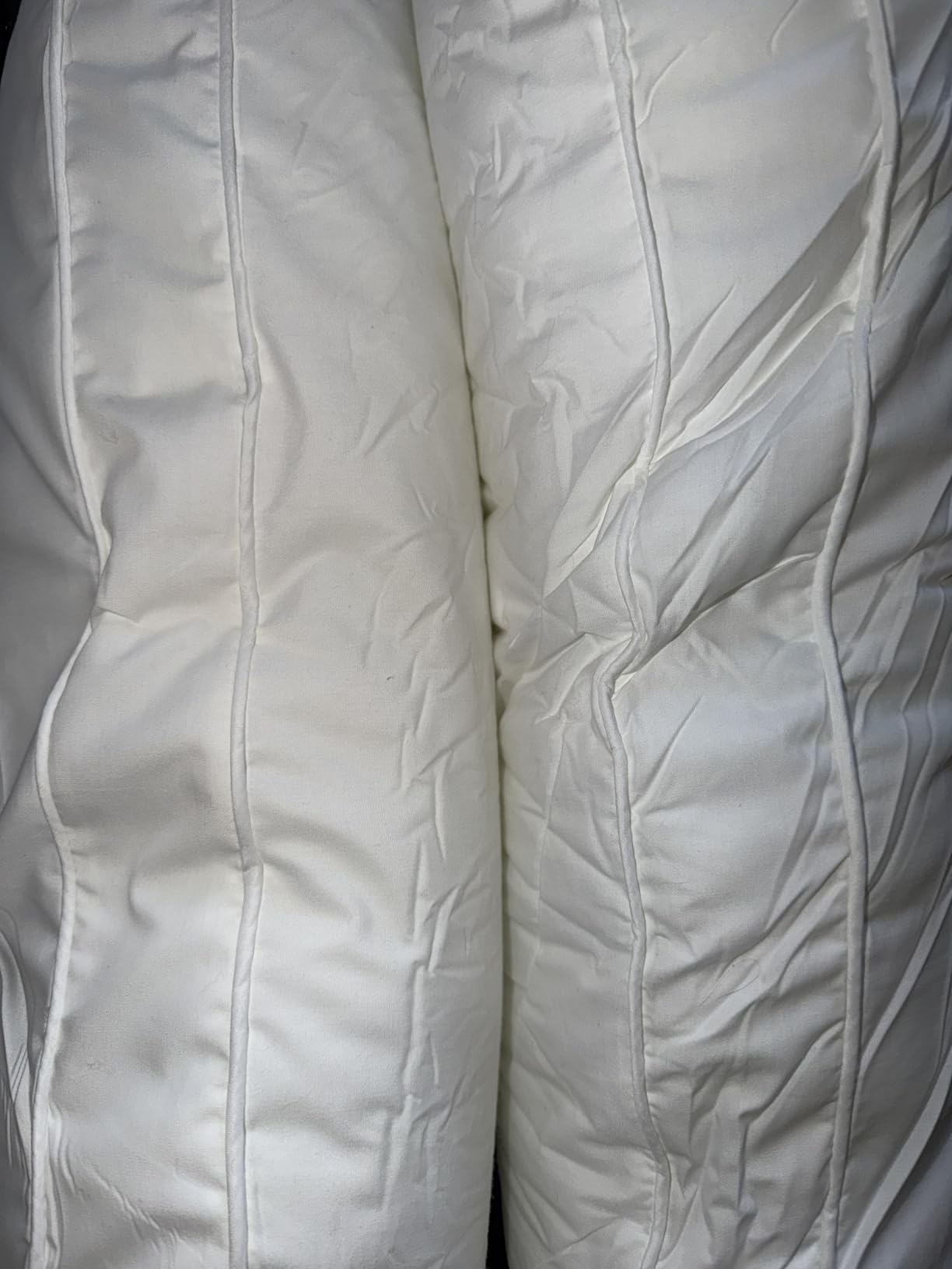 Utopia Bedding Gusset Bed Pillow, Hotel Pillows Queen Size Set of 2, White | Cotton Blended Down alternative pillows for sleeping, soft fluffy cooling comfort for Back, side & stomach sleepers, 2 pack customer photo 2