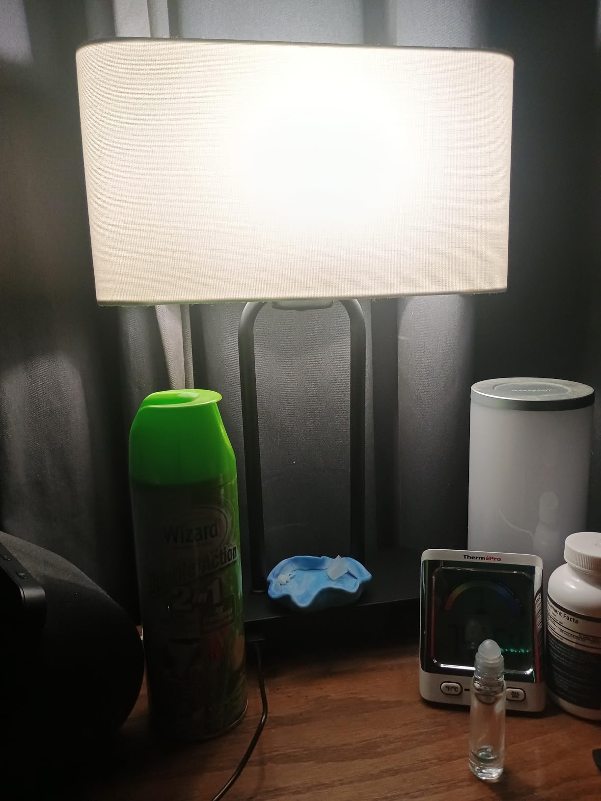 Bedside Touch Control Table Lamp, 3 Way Dimmable Modern Nightstand Lamp customer photo 2