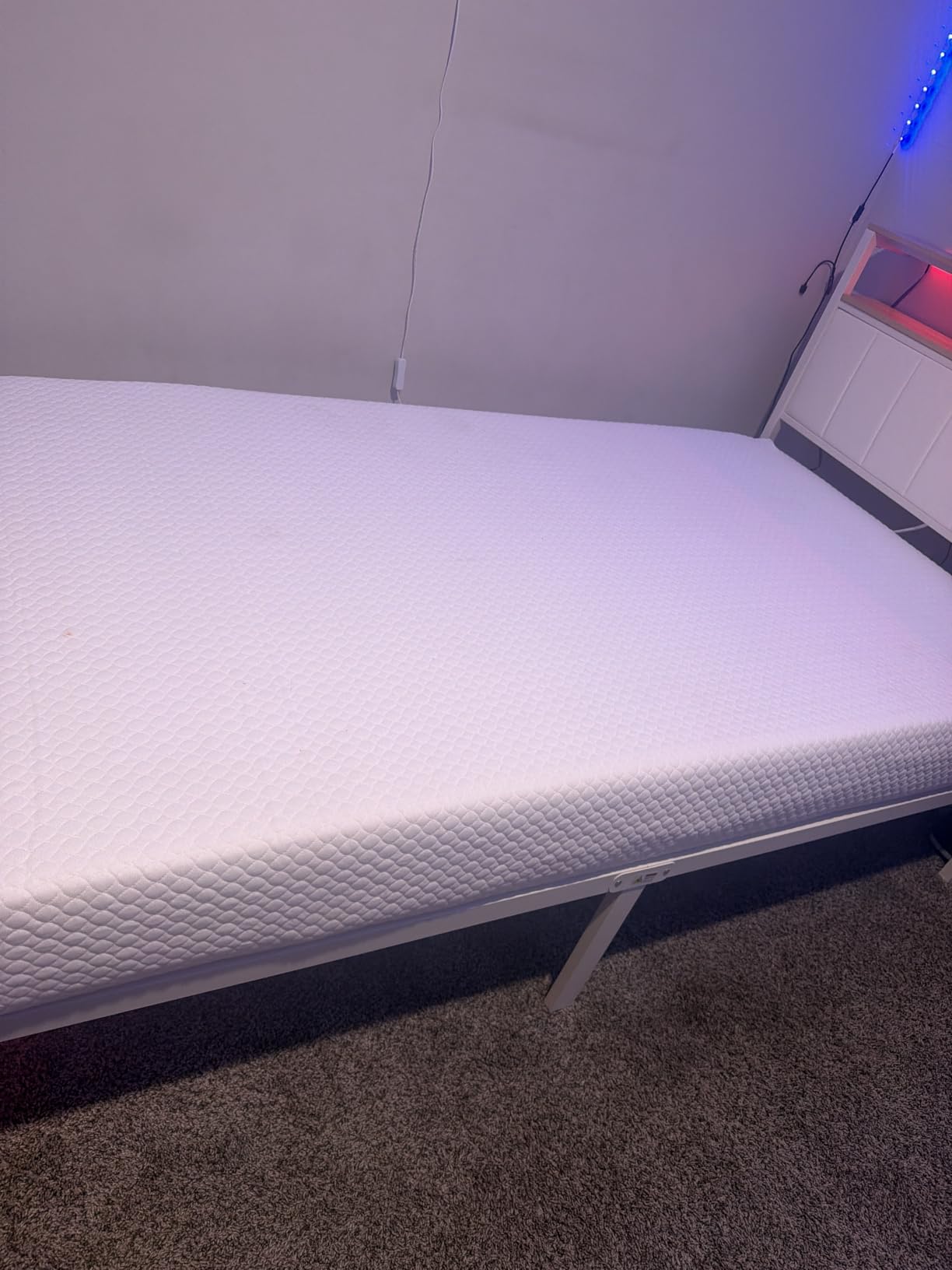 FDW | 8 Inch Full Mattress | Medium Firm | Gel Memory Foam | White customer photo 1