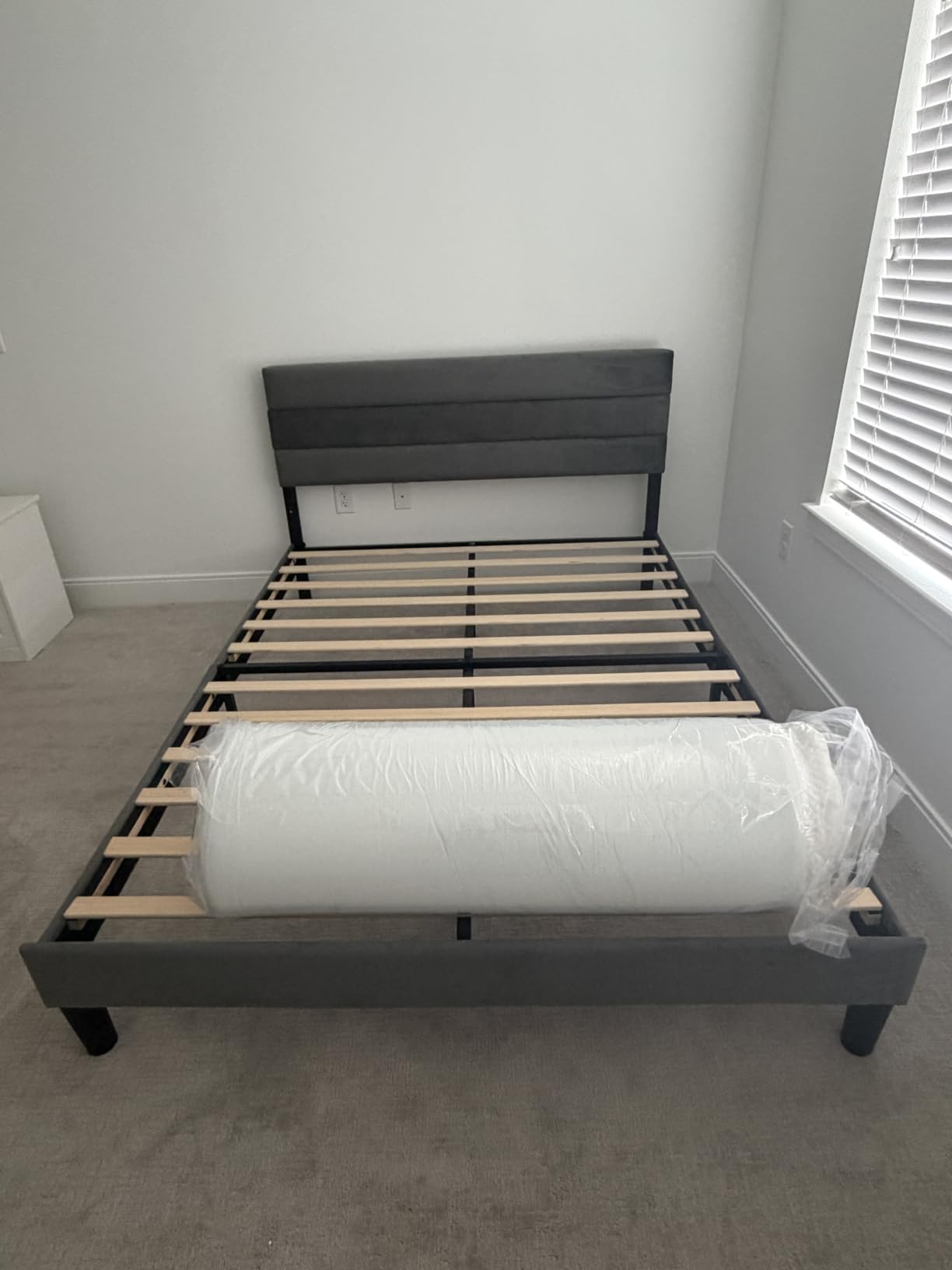FDW | 8 Inch Full Mattress | Medium Firm | Gel Memory Foam | White customer photo 2