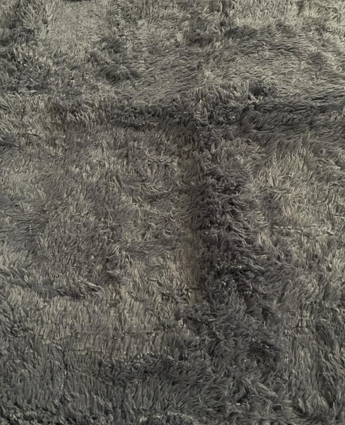 TWINNIS Super Soft Shaggy Rugs Fluffy Carpets, 5x8 Feet, Indoor Modern Plush Area Rugs for Living Room Bedroom Kids Room Nursery Home Decor, Upgrade Anti-Skid Rectangular Fuzzy Rug, Grey customer photo 1