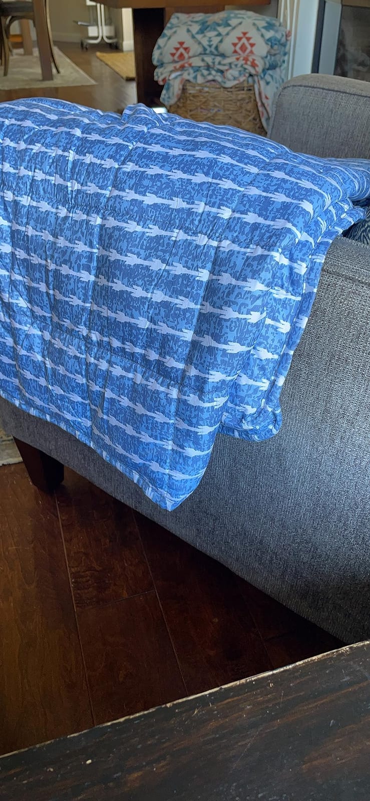 L'AGRATY Weighted Blanket Queen Size(15lbs, 60