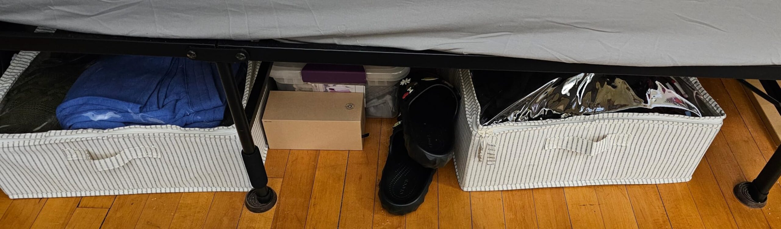 StorageWorks 6 Inch Low Profile Under Bed Storage Containers with Clear Lid customer photo 1