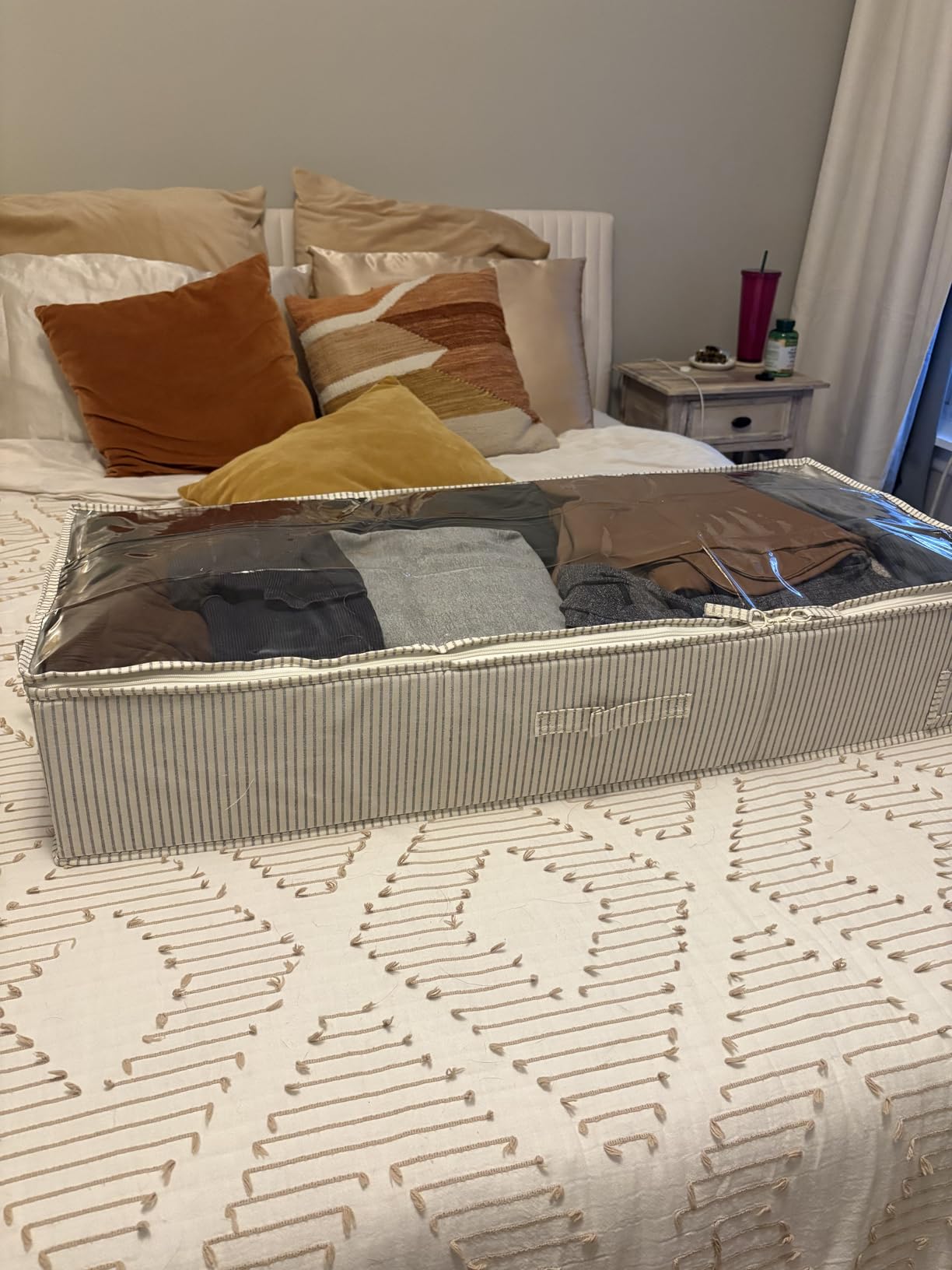 StorageWorks 6 Inch Low Profile Under Bed Storage Containers with Clear Lid customer photo 2