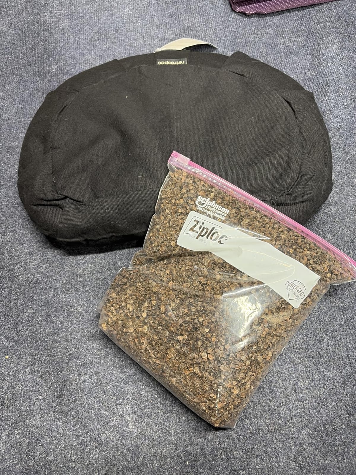 Retrospec Sedona Meditation Cushion, Buckwheat Pillow, Meditation Pillow customer photo 1