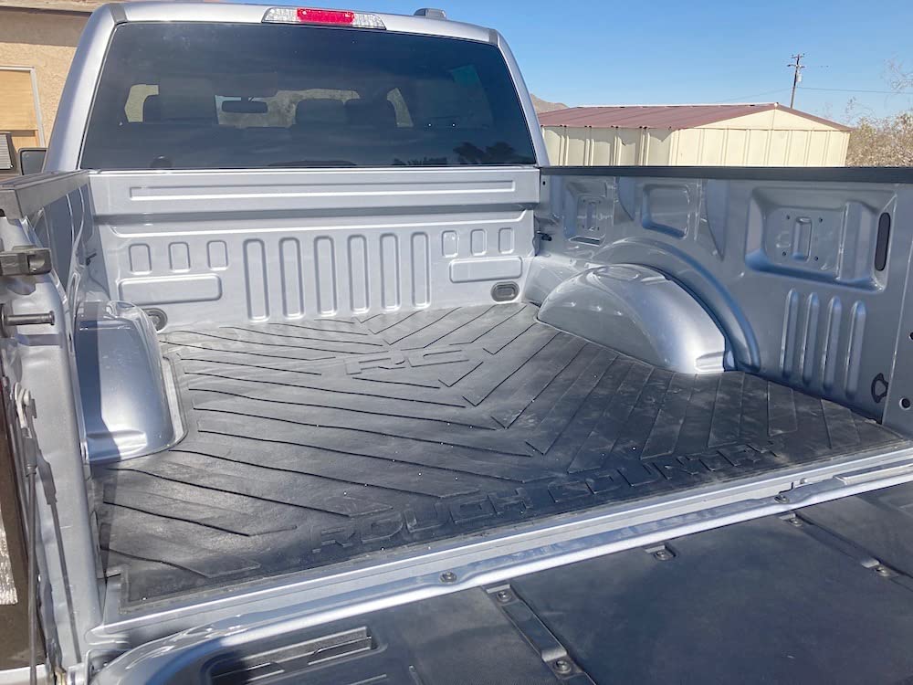 Rough Country Rubber Bed Mat for 2015-2022 Ford F-150 | 5.5 FT Bed - RCM671 , Black customer photo 2