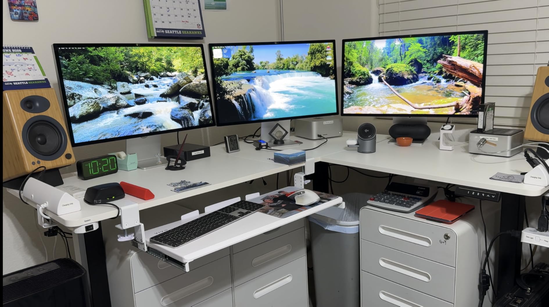 VIVO Black 63 x 55 in Corner Standing Desk, DESK-E3CTB customer photo 1