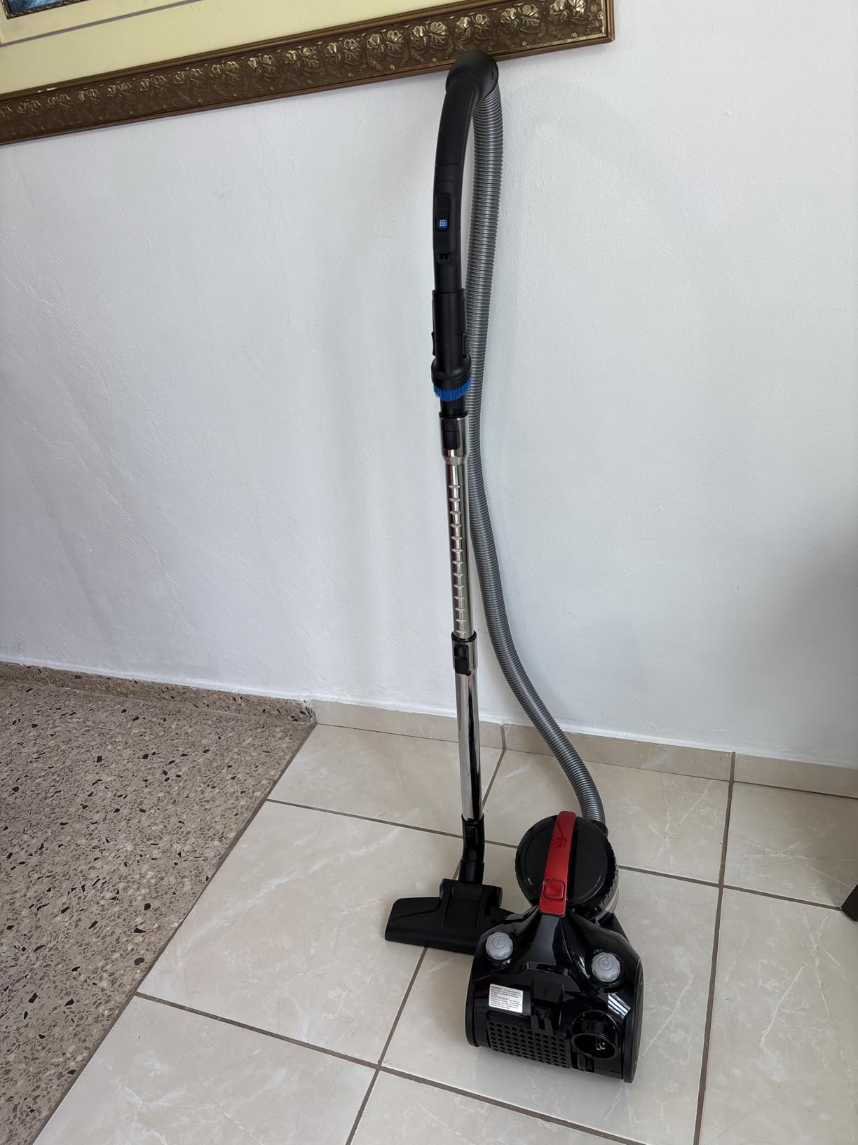 Eureka Bagless Canister Vacuum Cleaner, Lightweight Vacuum for Home, Red customer photo 2