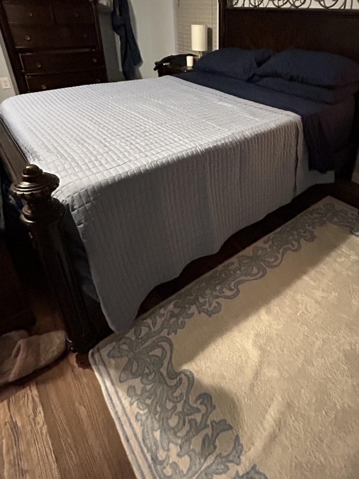 Comfort Spaces Oversized Bedspread Queen Quilt Set 3 Piece 102x 118 White customer photo 1