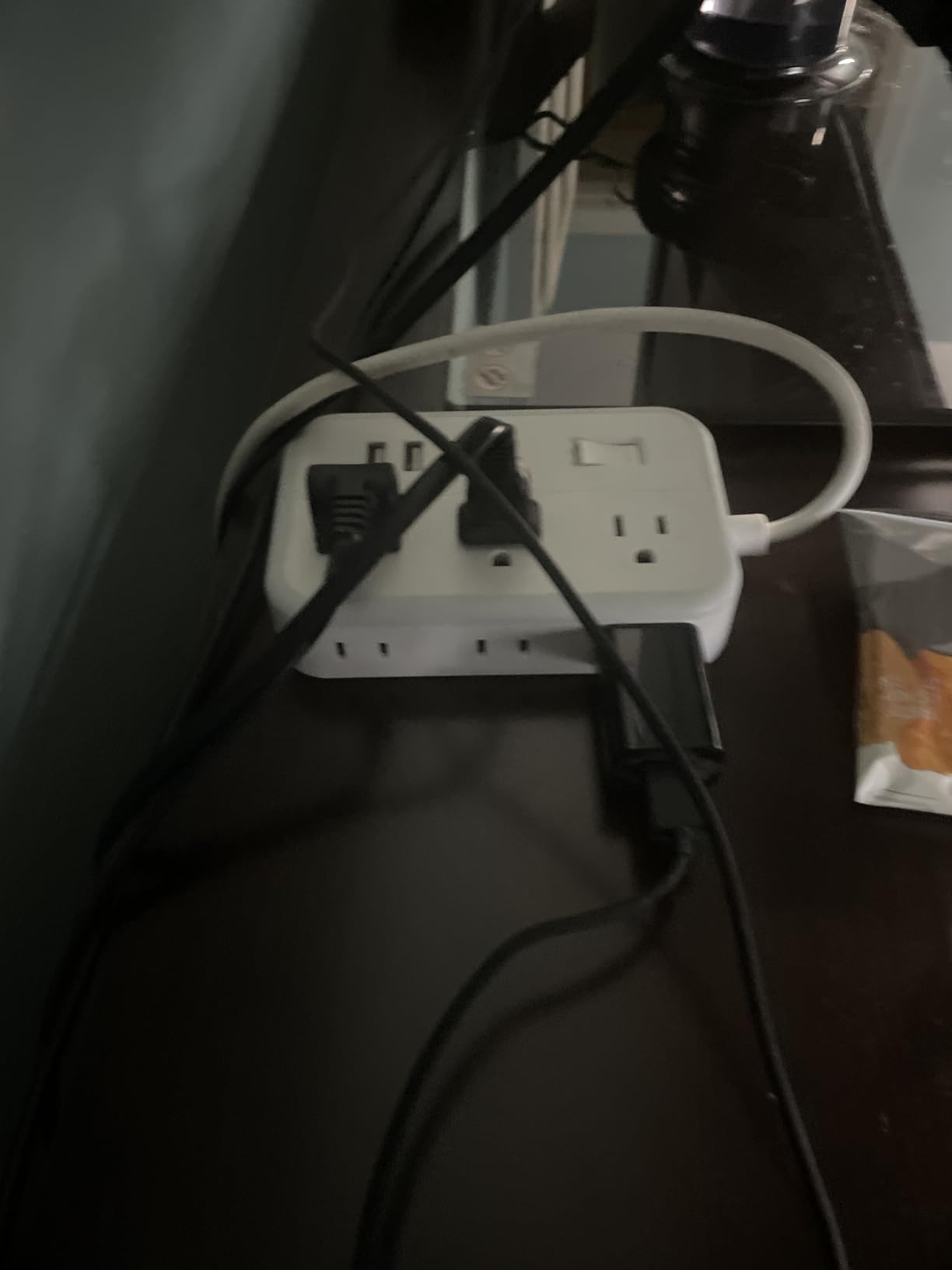 Extension Cord 15 ft, Power Strip with 6 Outlets 4 USB Charger(2 USB C Port), Flat Plug Outlet Extender Long Cord, Protection for Indoor, Home, Office Supplies, Dorm Room Essentials customer photo 2