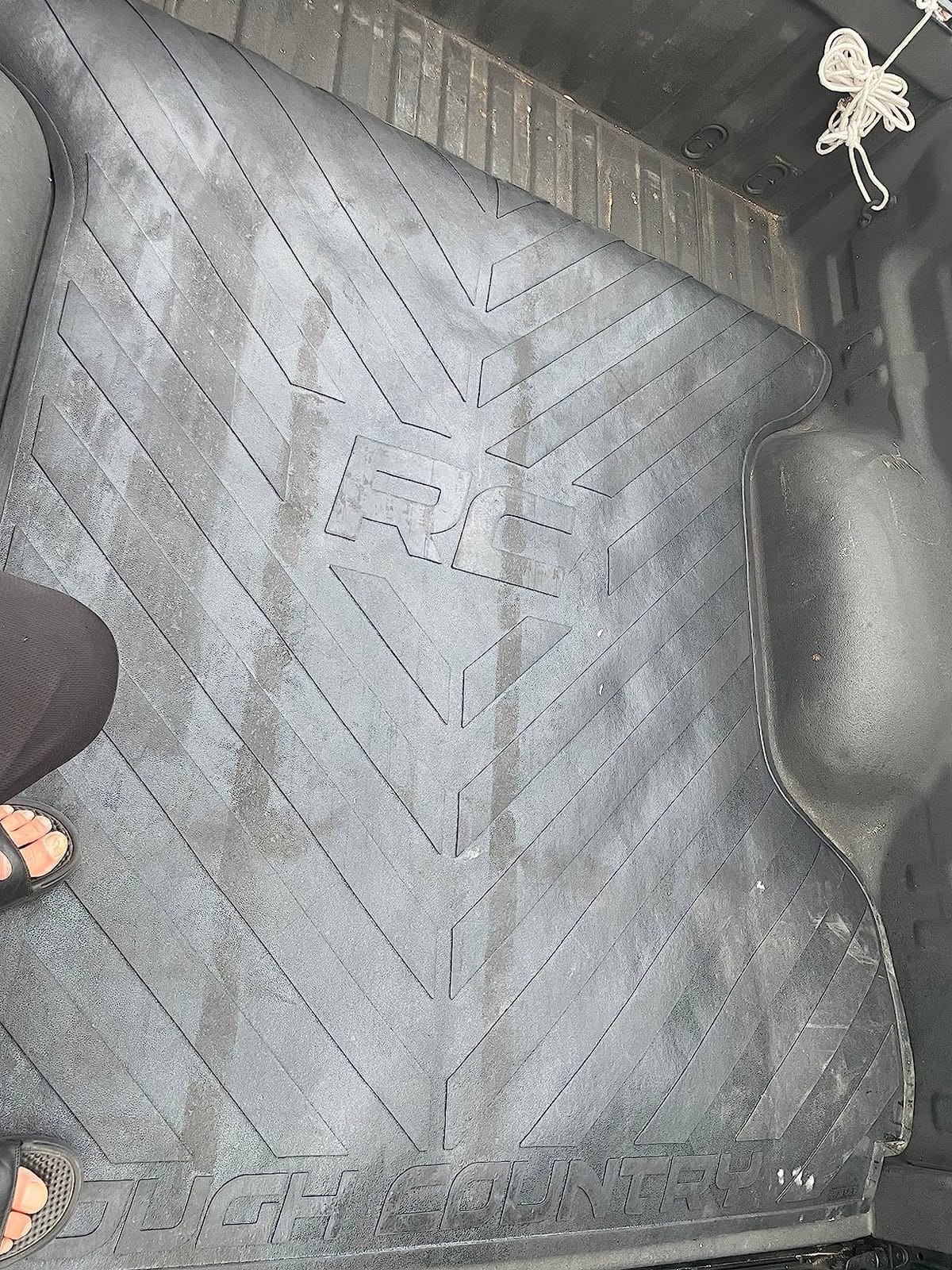 Rough Country Rubber Bed Mat for 2007-2021 Tundra | 5.5 FT Bed - RCM681 , Black customer photo 1
