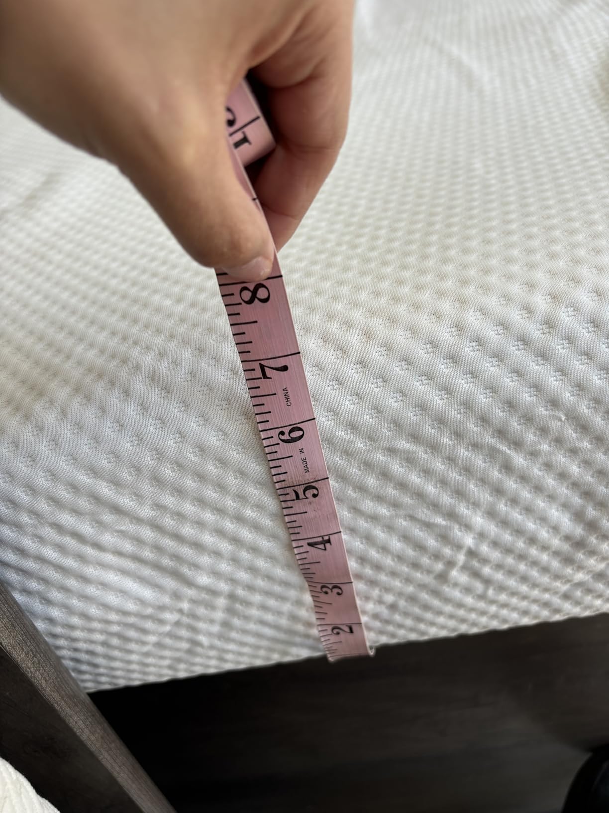NapQueen 8 Inch Queen Size Mattress, Bamboo Charcoal Memory Foam Mattress, Bed in a Box, White customer photo 1