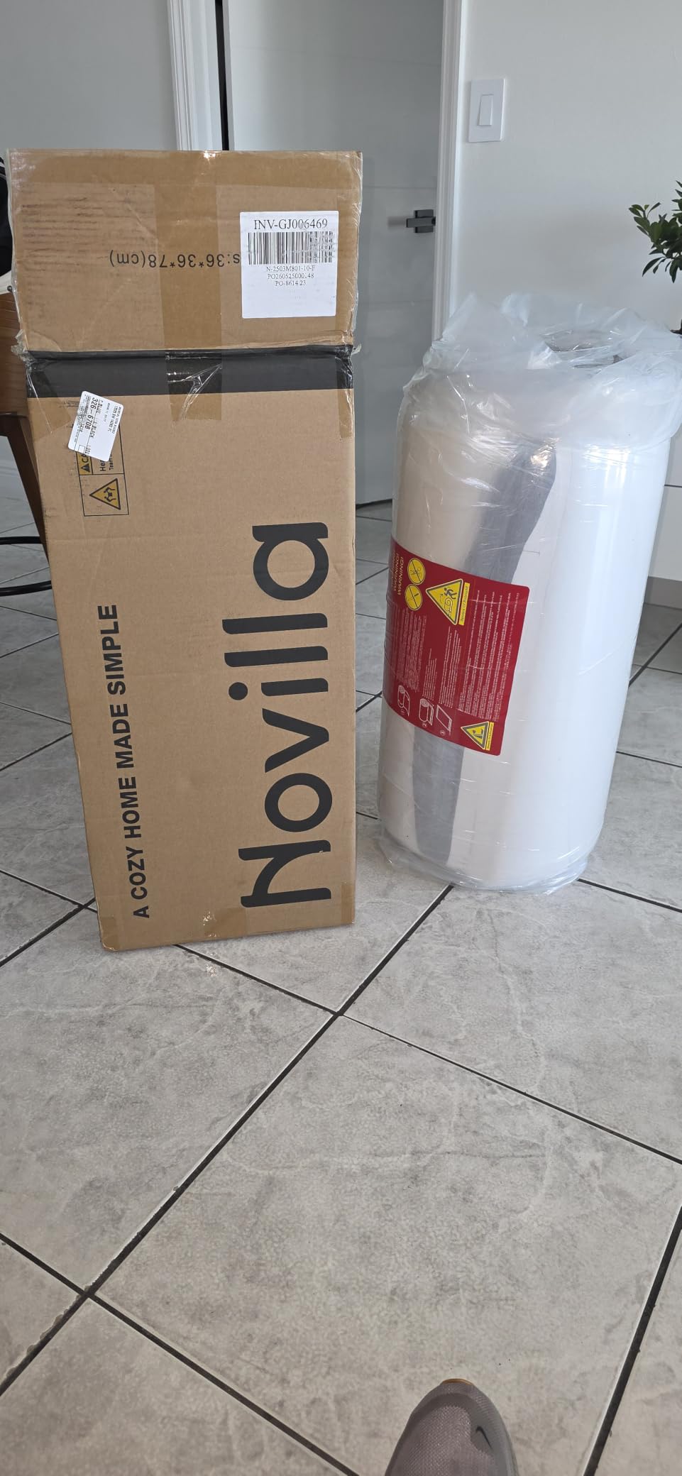 Novilla Bliss Mattress Twin Size, 8 Inch Gel Memory Foam Mattress Twin customer photo 1