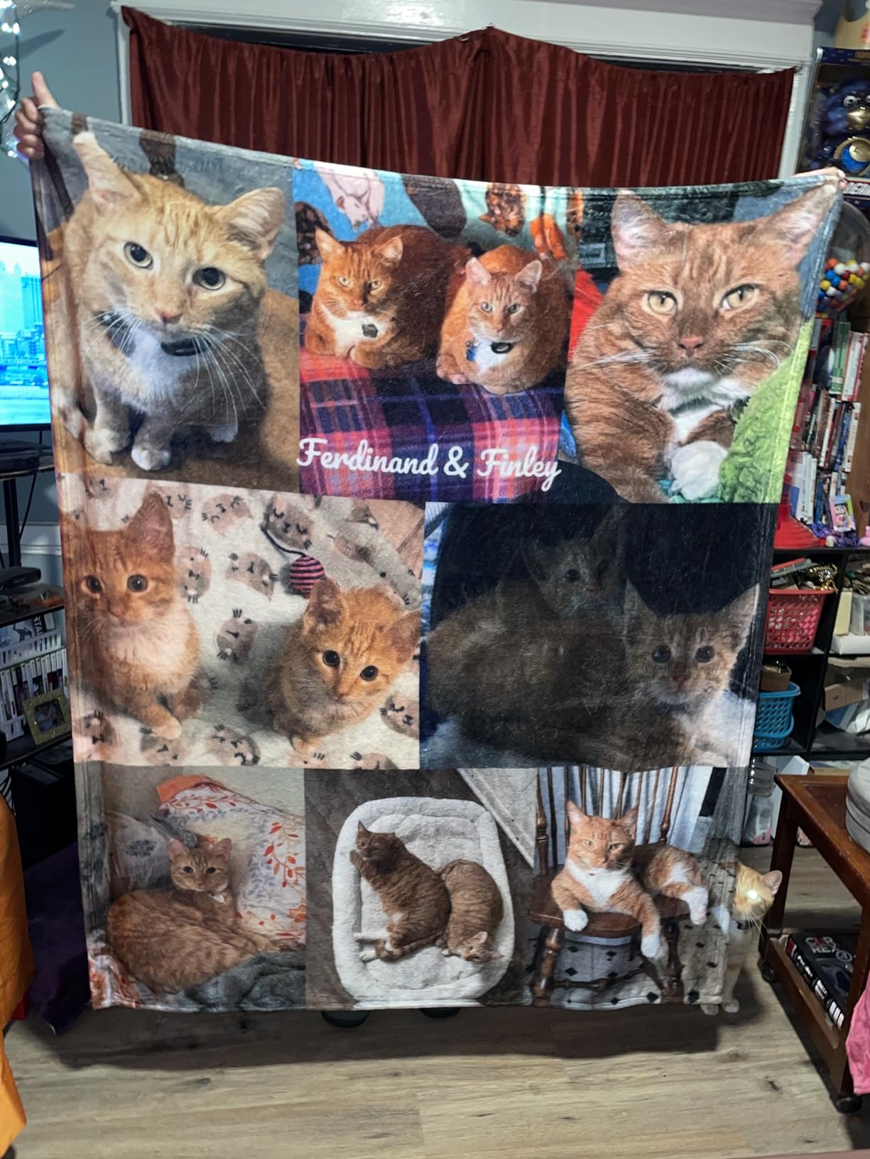 QETXVI Custom Blanket with Photos, USA Made 40