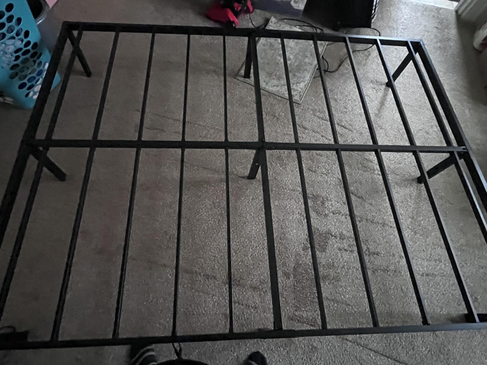 Maenizi 14 Inch Queen Bed Frame Heavy Duty Metal Support Up to 3000 lbs | Bed Frame Queen Size No Box Spring Needed, Under Bed Storage, Easy Assembly, Noise Free, Black customer photo 1
