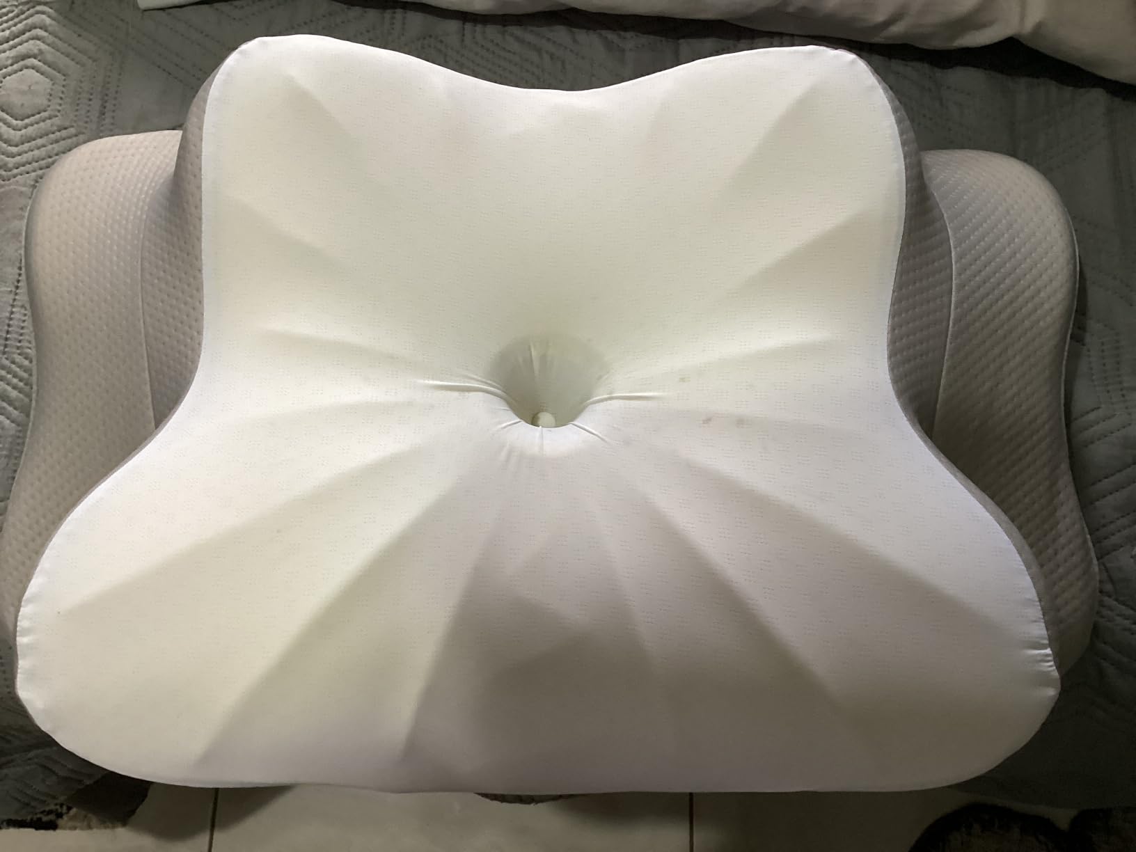 DONAMA Cervical Pillow for Neck and Shoulder Pain Relief, Cooling Contour Memory Foam Pillow, Dual-Height Ergonomic Neck Support Pillow for Side Back Stomach Sleepers with Removable Pillowcase customer photo 1