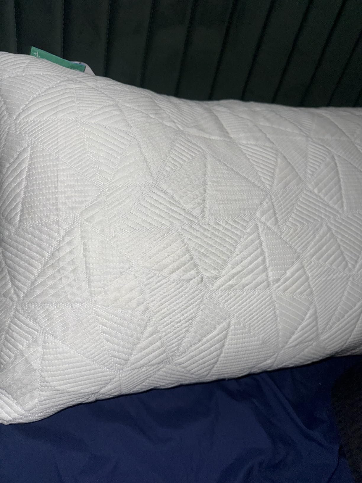 BETU Cooling Pillow Queen Size, Shredded Memory Foam Pillow for Hot Sleepers, Adjustable Firm Soft Support Pillows, Cool Bed Pillows for Side Back Stomach Sleeping Sleepers, gifts for boyfriend, White customer photo 2