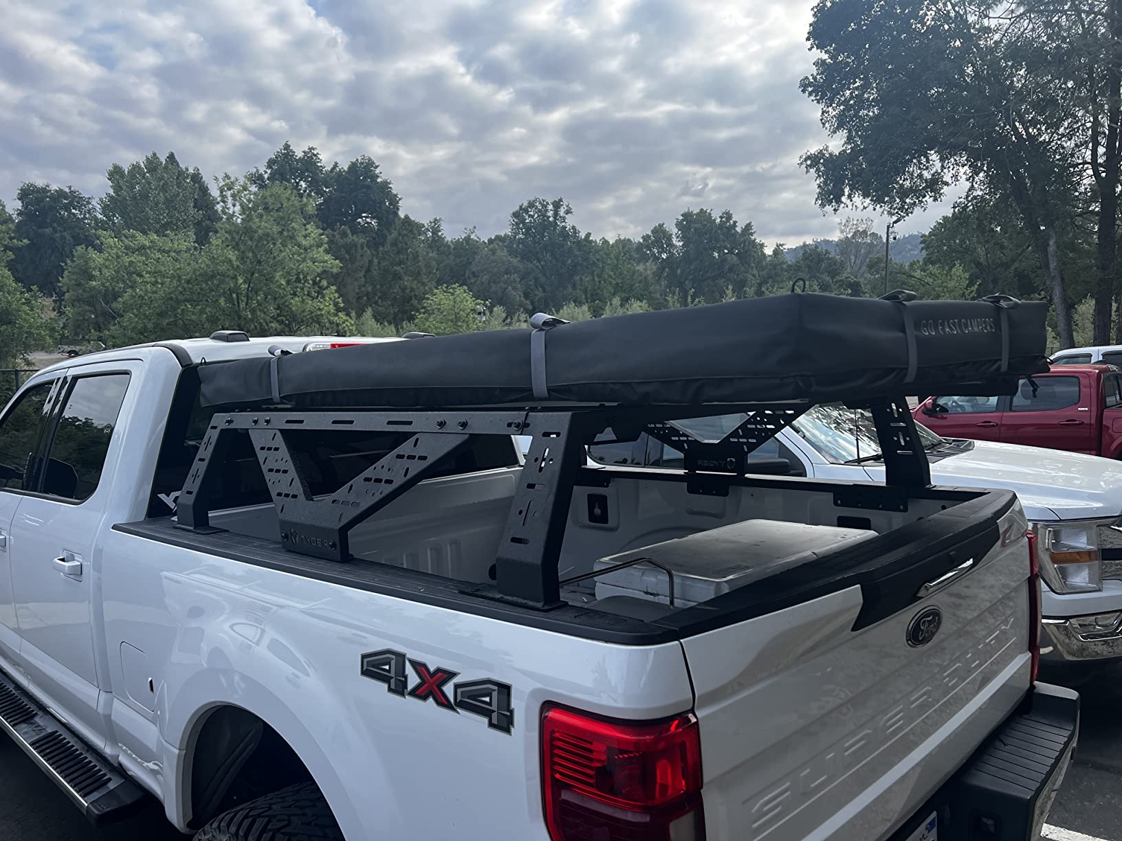 Tyger Auto Plate Style Overland Bed Rack for Mid-Size Pickup Trucks | Compatible with Tacoma, Ranger, Gladiator, Colorado, Canyon (See Image for Size Chart) | TG-BK2U55347 customer photo 1