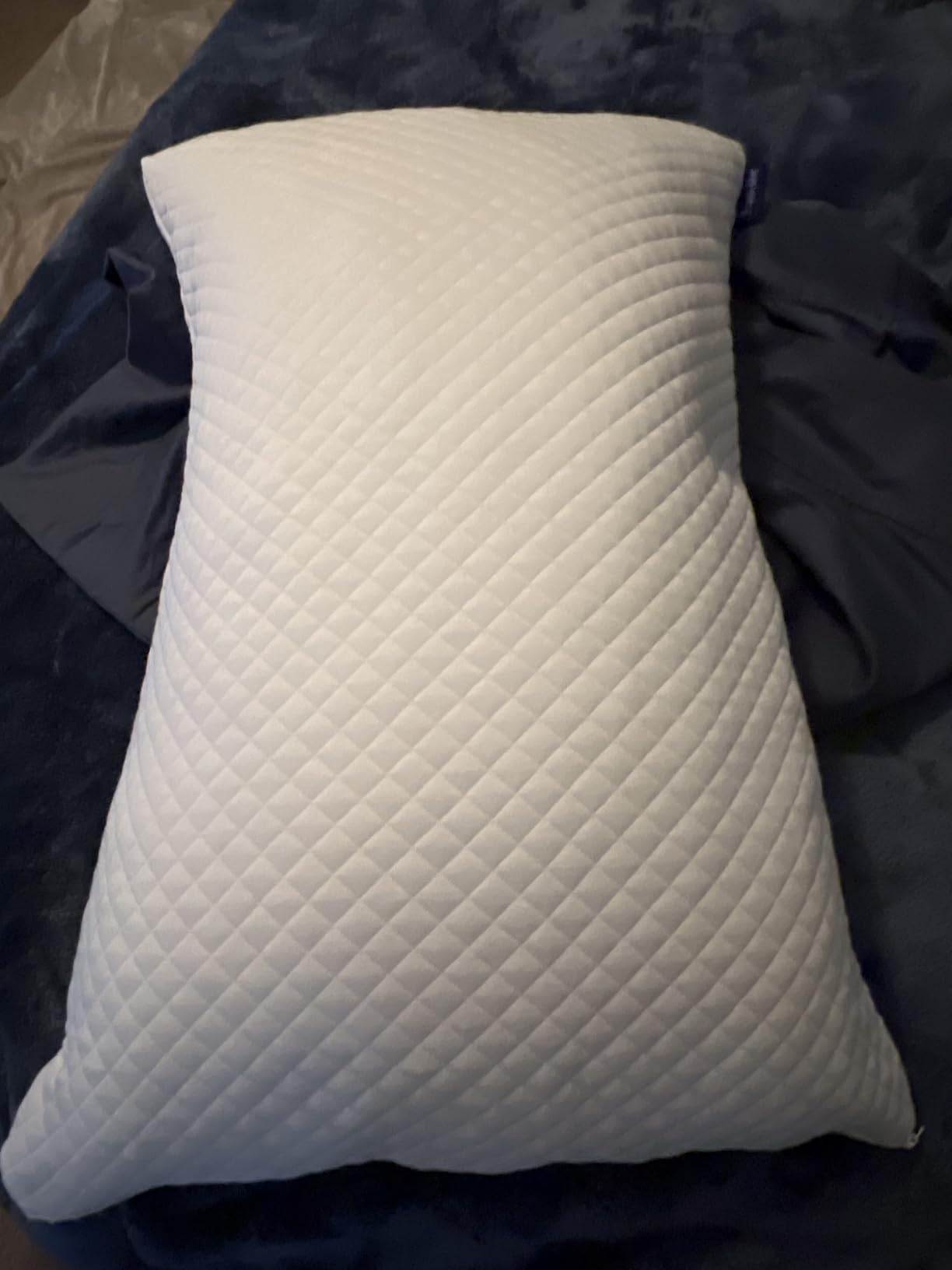 DreamyBlue Signature Adjustable Shredded Memory Foam Pillow King customer photo 2