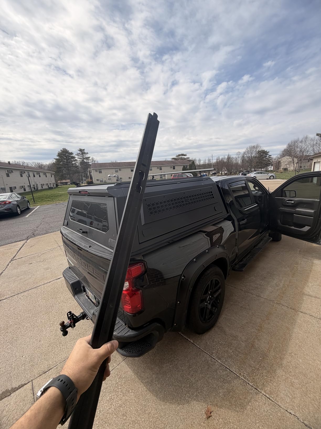 MELIPRON Heavy Duty Truck Topper Roof Rack for Truck Cap, 500LB Capacity customer photo 2