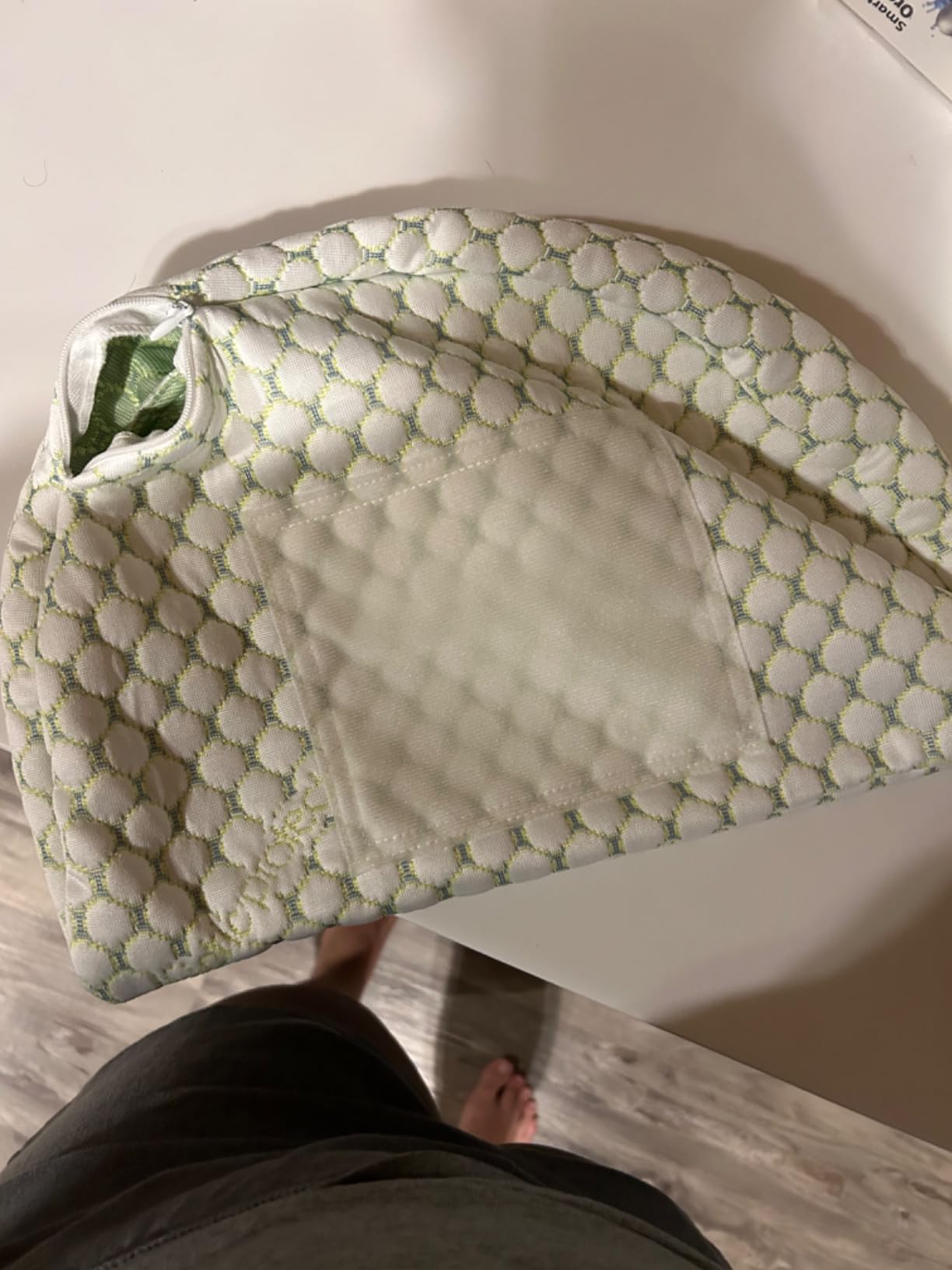 Oternal Pregnancy Pillow for Pregnant Women, Soft Pregnancy Body Pillow, Support for Back, Belly, Hips, Legs, Maternity Pillow with Detachable and Adjustable Pillow Cover customer photo 2