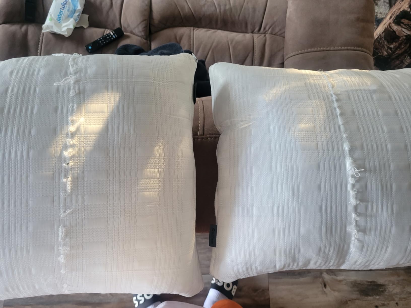 Meoflaw Adjustable Cooling Bed Pillows for Sleeping Queen Size Set of 2 customer photo 1