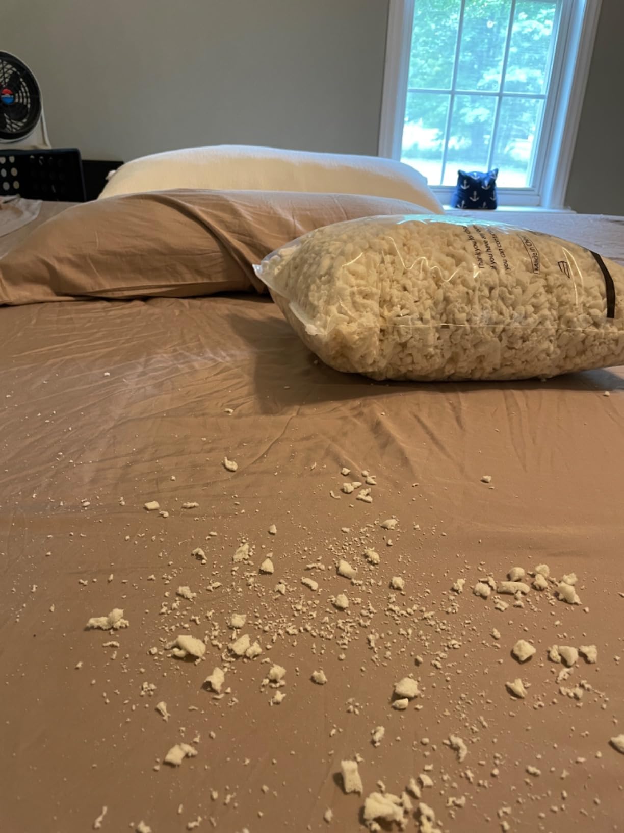 Natural Latex Shredded Foam Pillow - Standard Size customer photo 2
