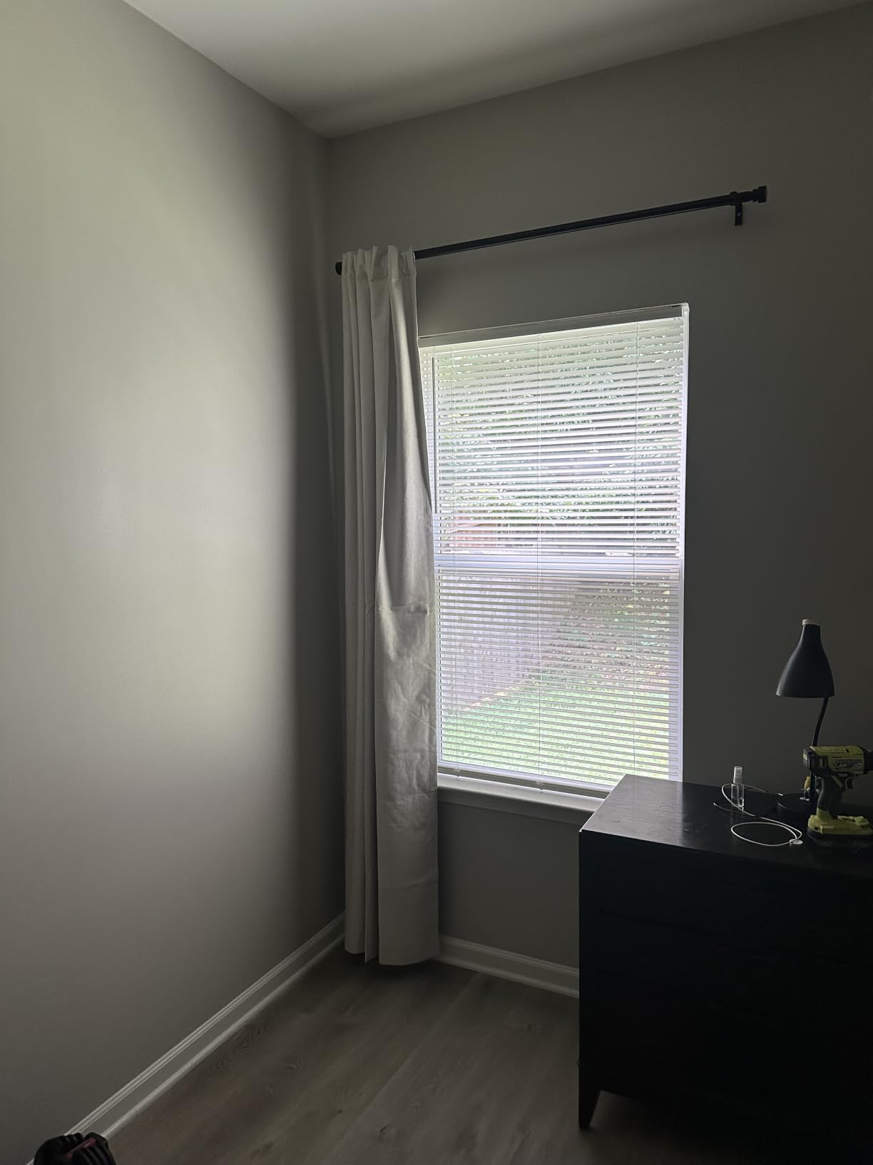 Linen Textured Total Blackout Curtains for Bedroom 96 Inches Long, Oatmeal customer photo 1