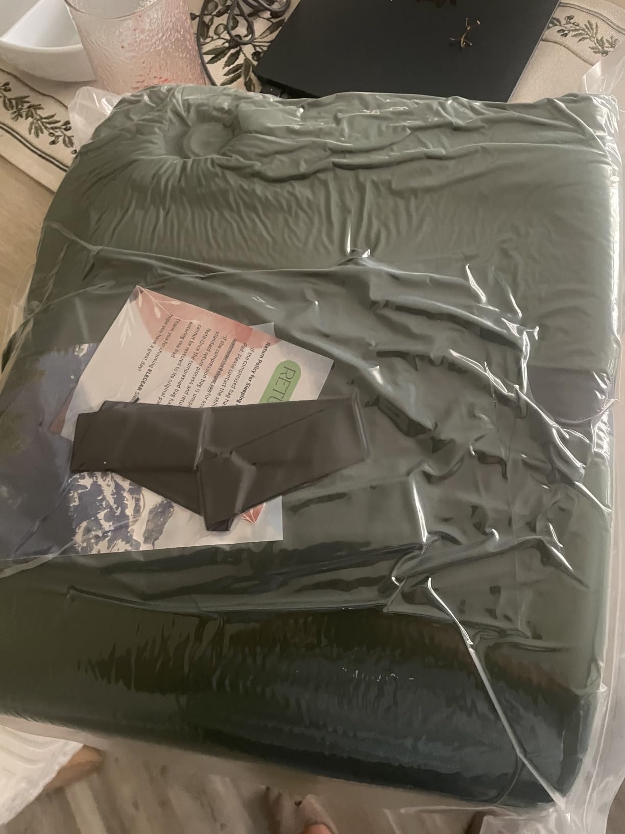 Elegear Self Inflating Sleeping Pad with Pillow 26D Memory Foam 3.15