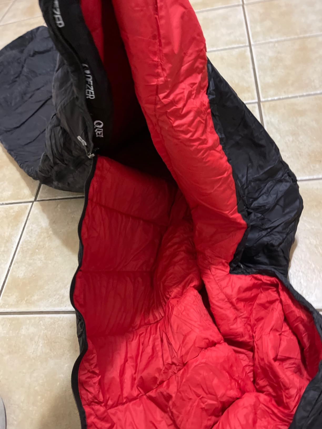 Ultralight Down Sleeping Bag for Adults, 600 Fill Power Backpacking customer photo 2