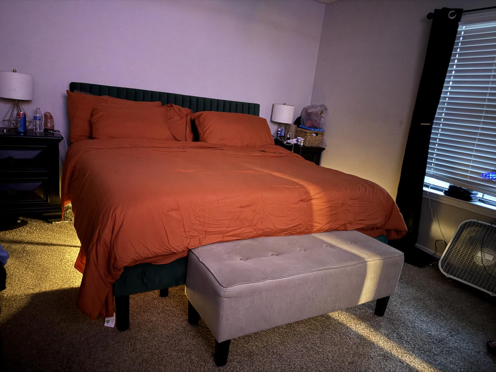 ESHINE King Adjustable Bed Frame-Luxury Gel Memory Foam(783 Pocket Springs), Bed Base Frames with Massage, Wireless Remote, USB, Under Bed Night Light, Head and Foot Incline, Medium Soft, 3000 Series customer photo 2
