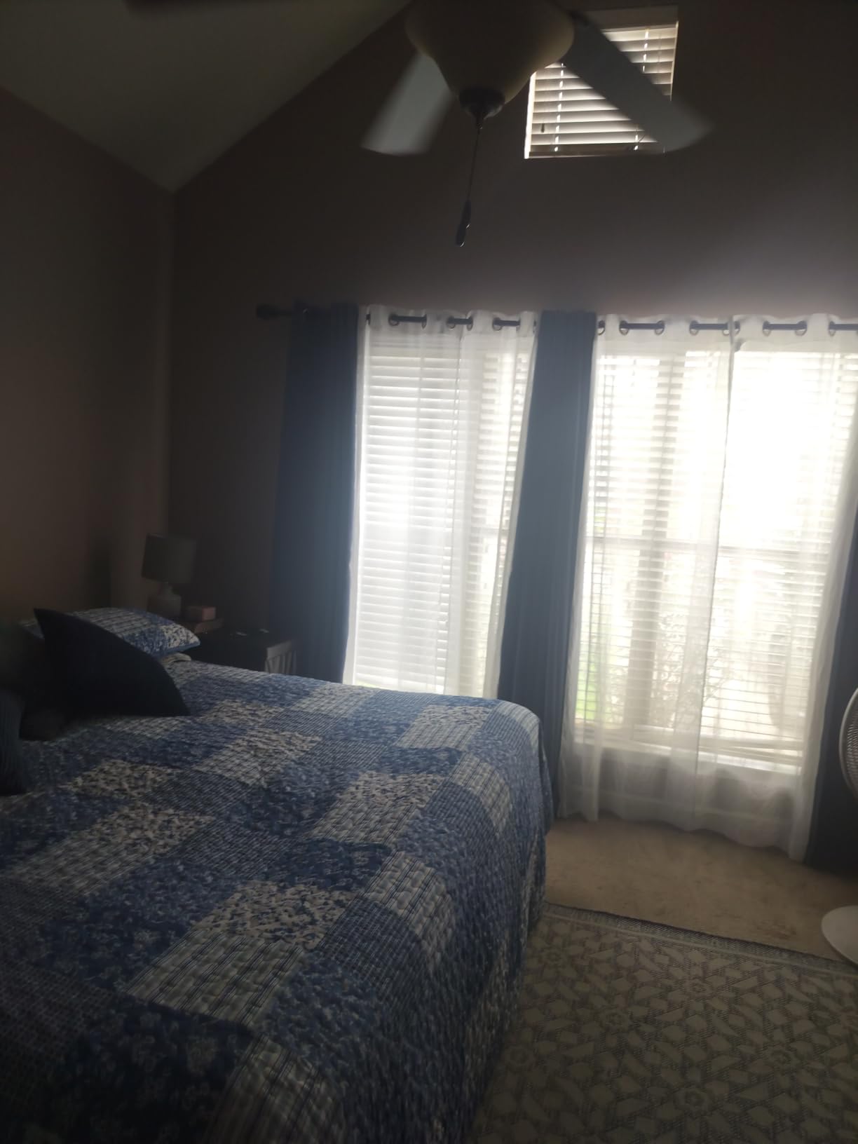 NICETOWN Natural Room Darkening Curtains for Living Room, 2 Panels, W52xL84 customer photo 1