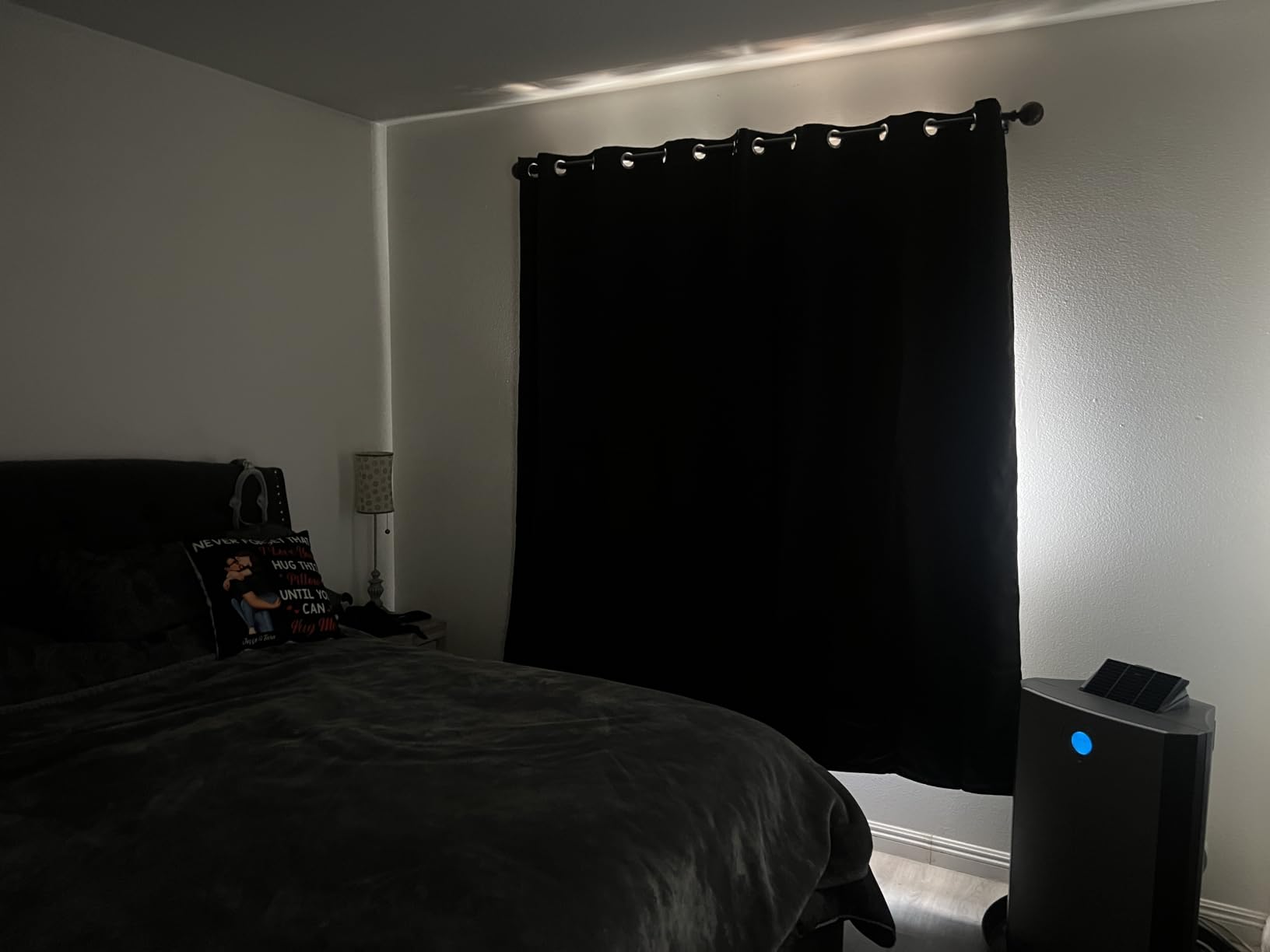 NICETOWN Natural Room Darkening Curtains for Living Room, 2 Panels, W52xL84 customer photo 2