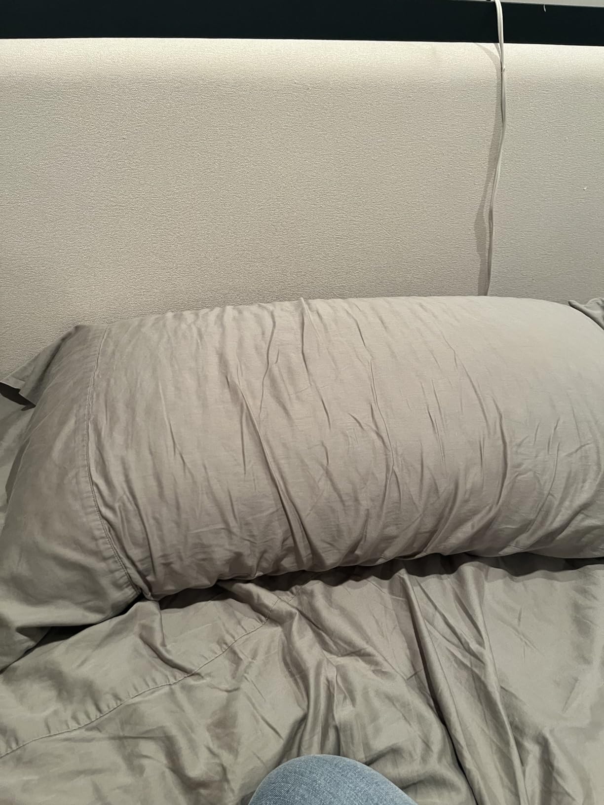 SUPA MODERN Cooling Pillow Standard Size 1 Pack, CertiPUR-US Shredded Memory Foam Pillows, Cool Bed Pillows for Hot Sleepers, Adjustable Firm Pillow for Side,Back,Stomach Sleepers, Better Sleep customer photo 2