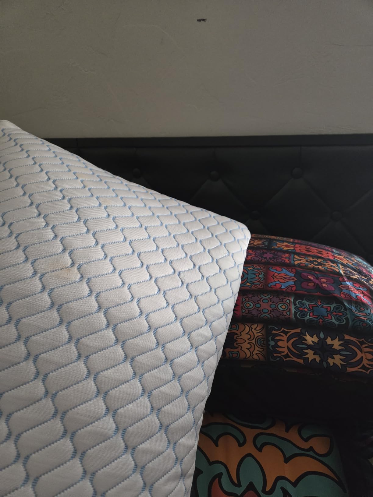 Memory Foam Pillows Queen Size Set of 2,Cooling Pillow for Side Sleepers customer photo 1