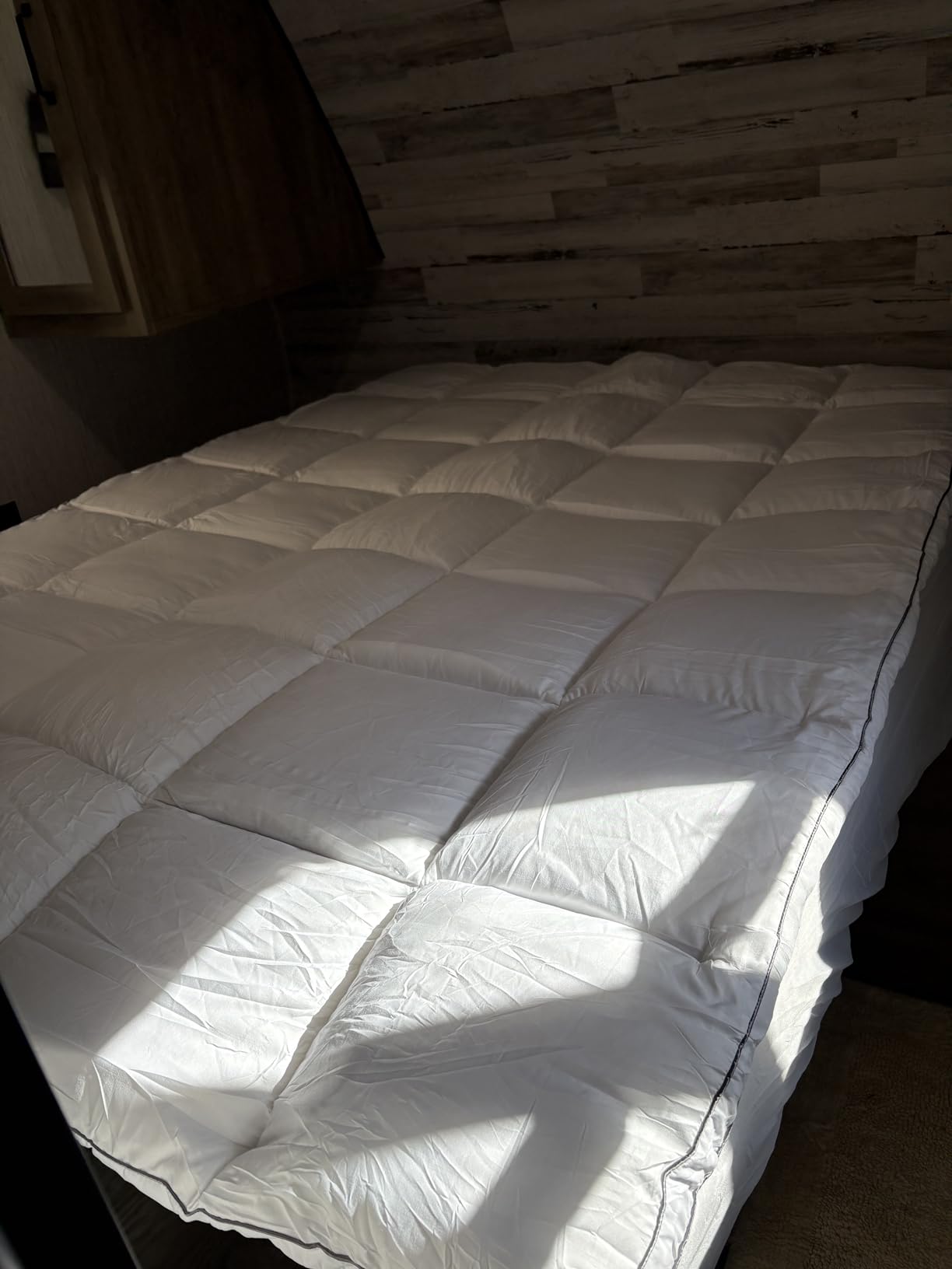 SameBed Mattress Topper Queen,Extra Thick Mattress Pad Cover for Back Pain,Cooling Mattress Protector with 8-21 Inch Deep Pocket,Overfilled Down Alternative Filling customer photo 1