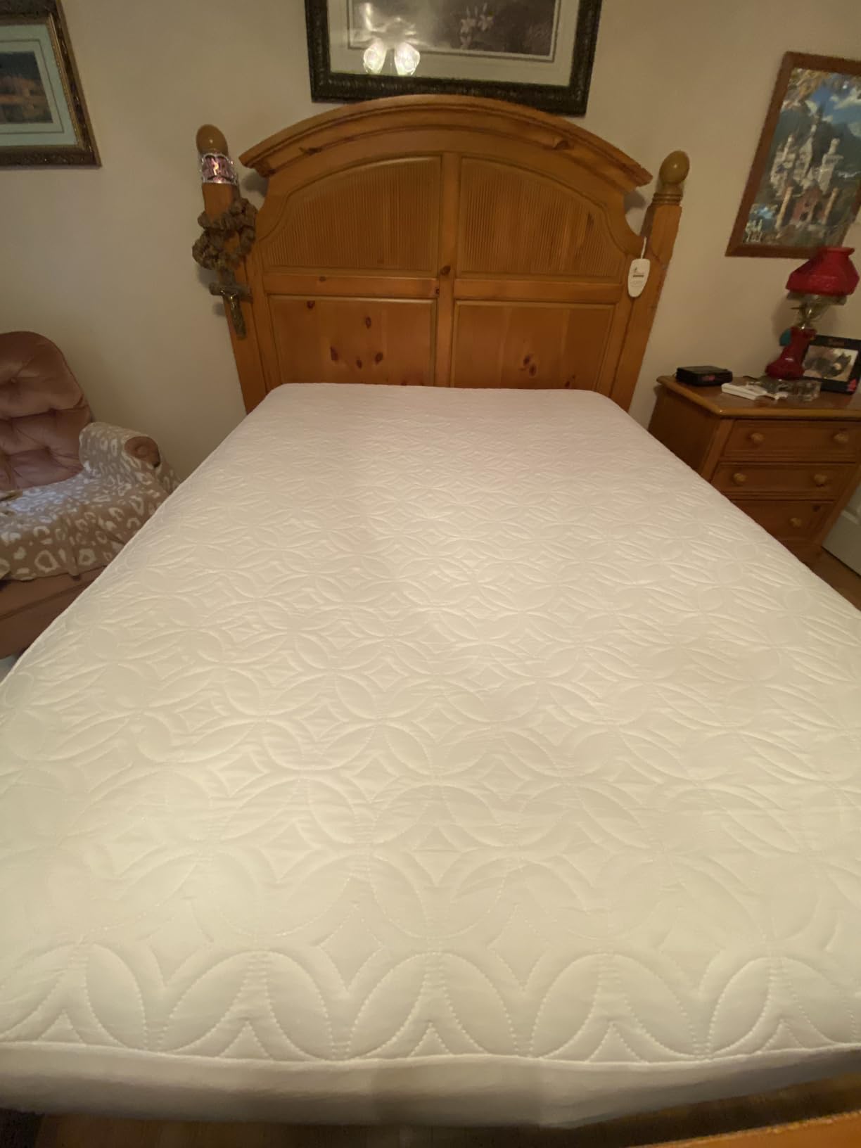 BEDLORE Waterproof Mattress Protector, Twin XL Size Mattress Pad customer photo 1