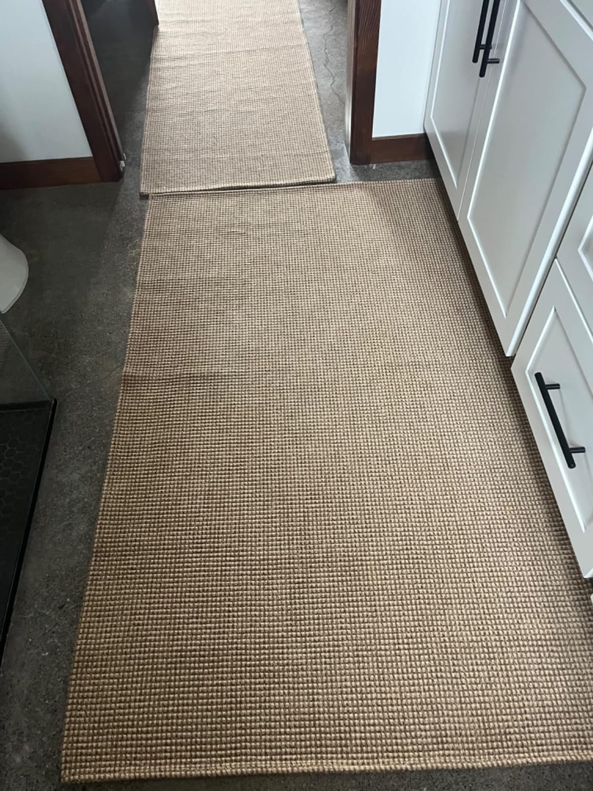 KOZYFLY Boho Runners for Hallways 2x6 ft Washable Kitchen Runner Non Slip Rubber Backed Hall Runners Cotton Entryway Runner Rugs for Indoor Backdoor Bedroom Kitchen, Orange Beige/Tan/Brown customer photo 2