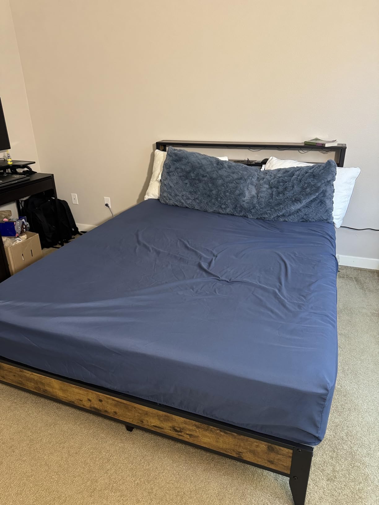 PurrJoys Full Mattress, 12 Inch Cooling-Gel Memory Foam and Pocket Spring Hybrid Mattress, Full Size Mattress in a Box, CertiPUR-US Certified, Medium Firm, Double Mattress customer photo 2