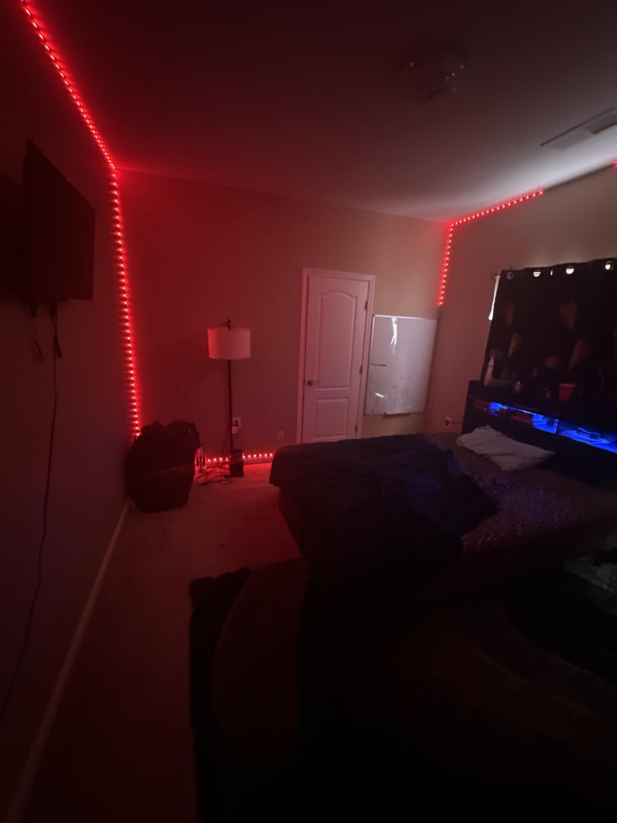 Leeleberd Led Lights for Bedroom 100 ft (2 Rolls of 50ft) Music Sync Color Changing RGB Led Strip Lights with Remote App Control Bluetooth Led Strip, Lights for Room Home Kitchen Party Decor customer photo 2