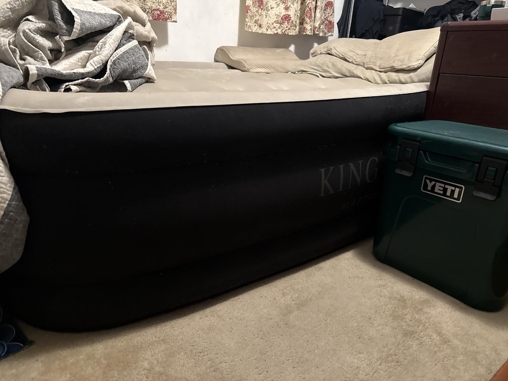 King Koil Air Mattress Full with Built-in Pump, Inflatable Blow Up Bed customer photo 2