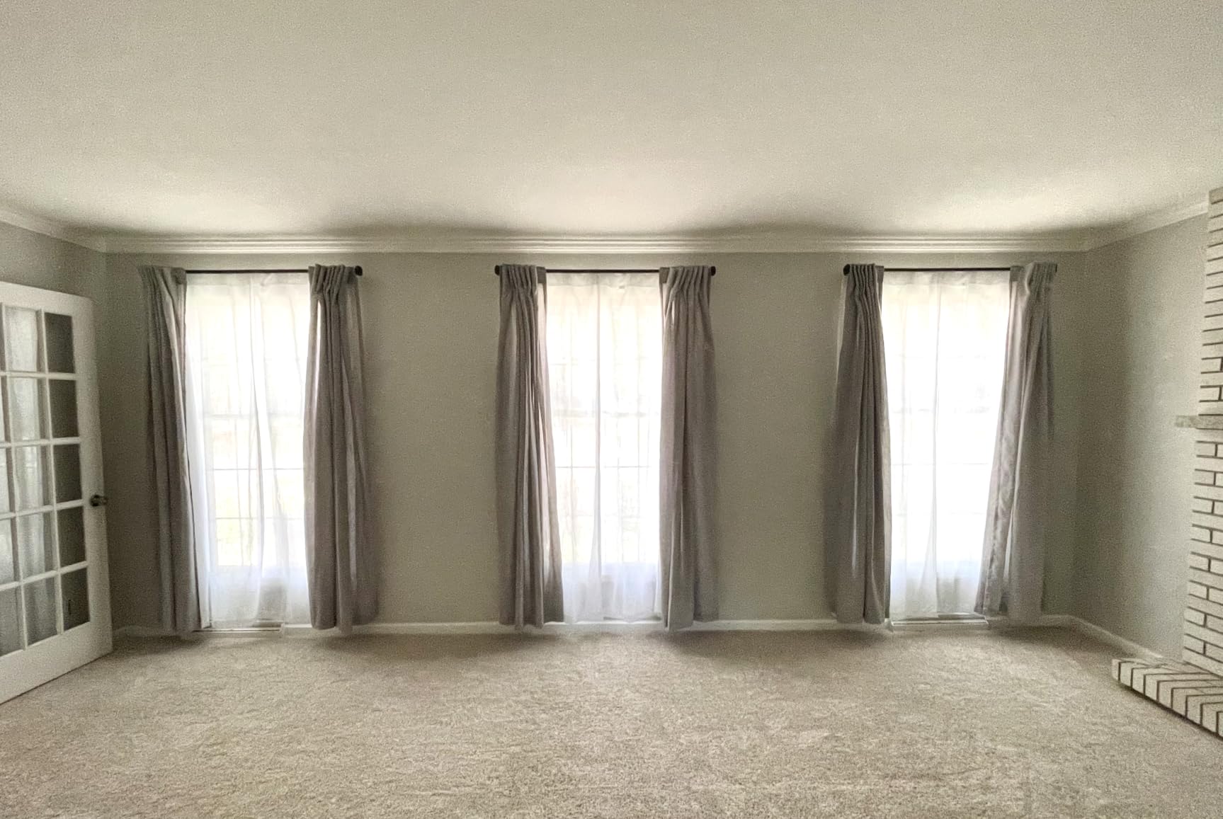 Sage Green Curtains 96 Inches Long for Living Room 2 Panels Back Tab Loop Pocket Linen Draperies Semi Privacy Sheer Light Weight Pale Green Curtains for Bedroom Office Bay Neutral Boho Farmhouse 8 FT customer photo 2