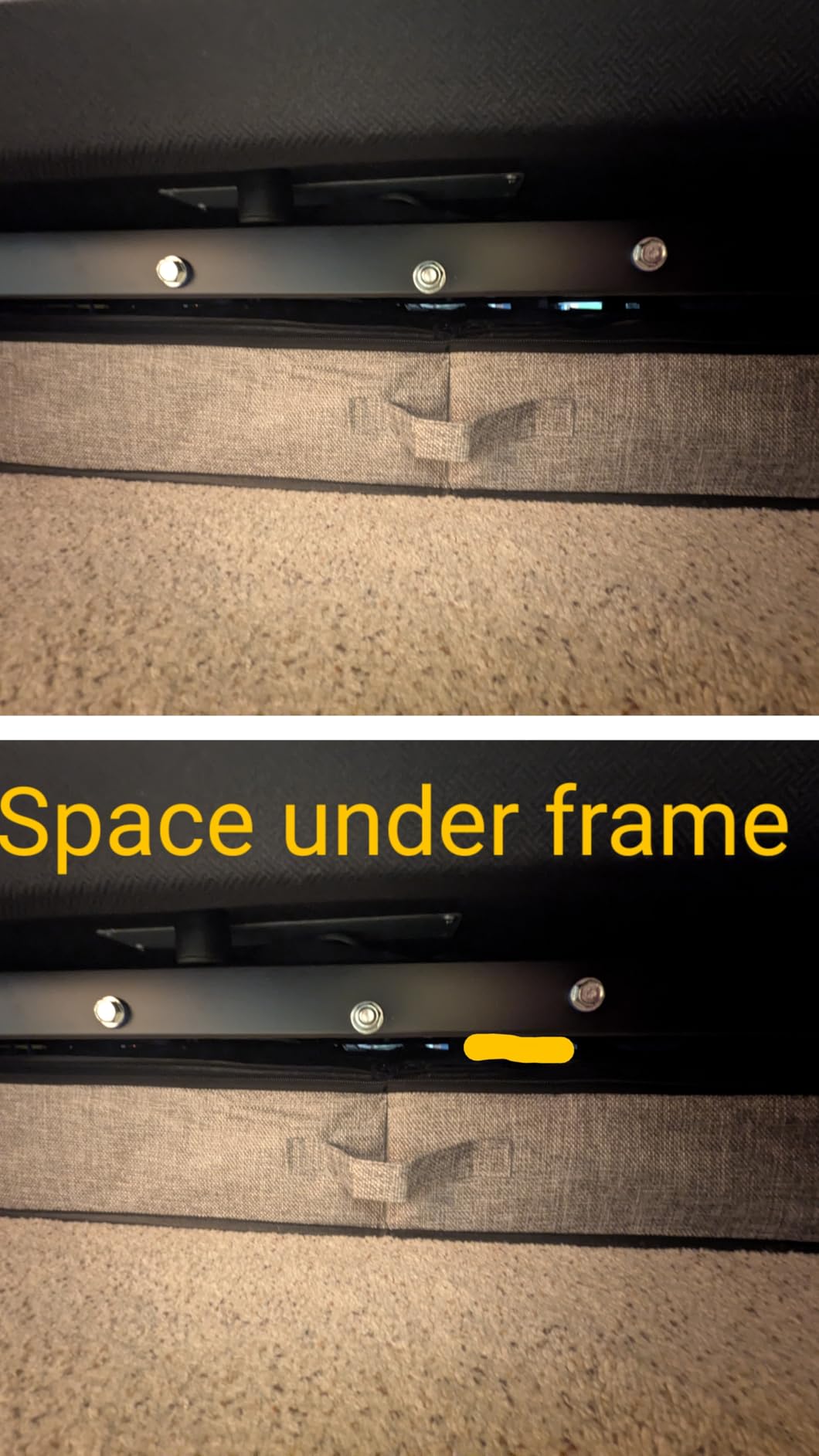 Under Bed Storage Containers 4 Pack Reinforced Underbed Organizer Box customer photo 1