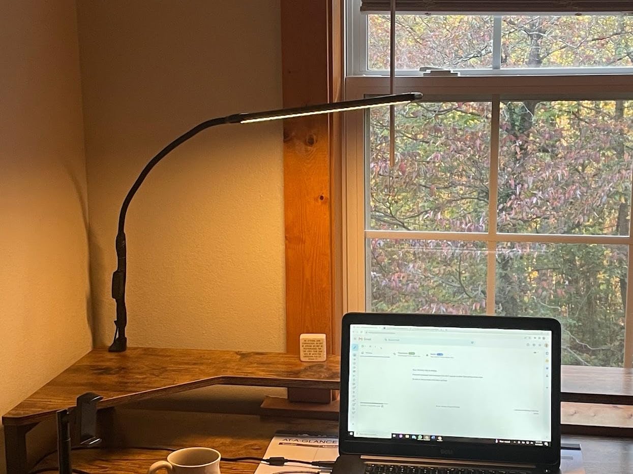 18W 3000LM LED Clamp Desk Lamp, Dimmable customer photo 2