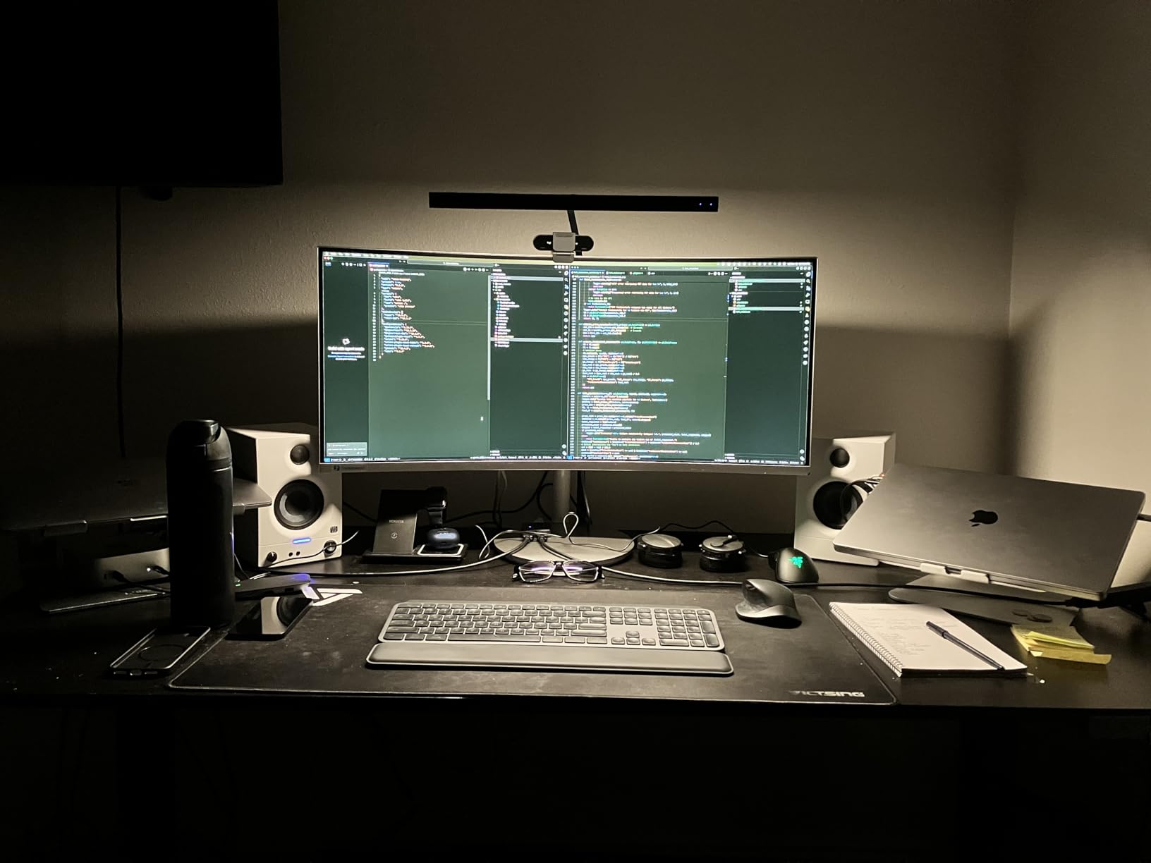 SUPERDANNY LED Desk Lamp for Office Home, Eye-Caring Desk Light with Adjustable Gooseneck, 12W Touch Control Dimmable Brightness, Architect Clamp Lamp with USB Adapter for Reading Study Workbench customer photo 1