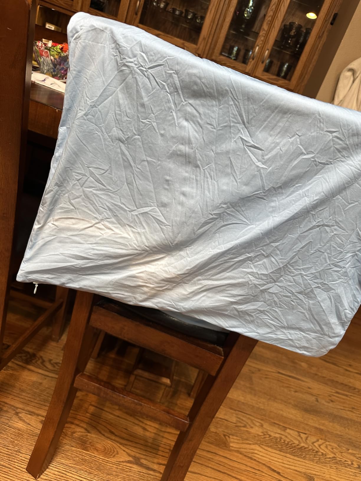 Standard Size Bamboo Viscose Zippered Pillowcases, 2 Pack, White customer photo 2