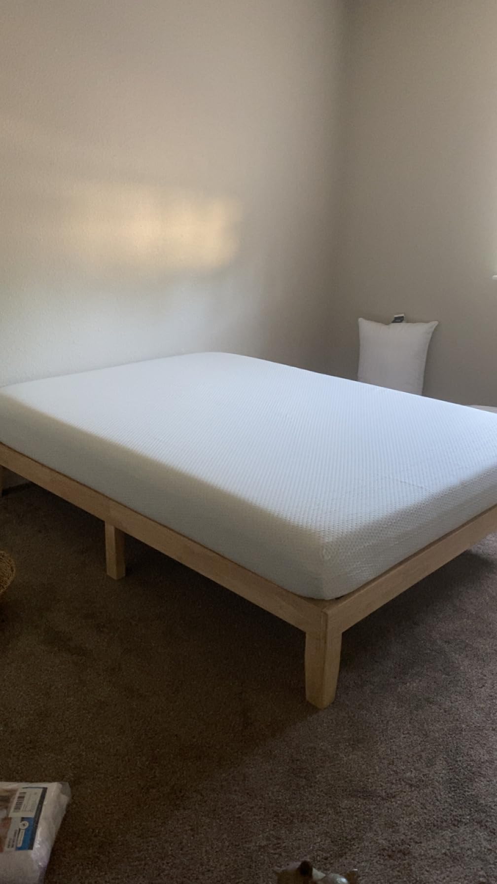 Zinus Memory Foam 8 Inch Green Tea Mattress, Short Queen, Ivory customer photo 2